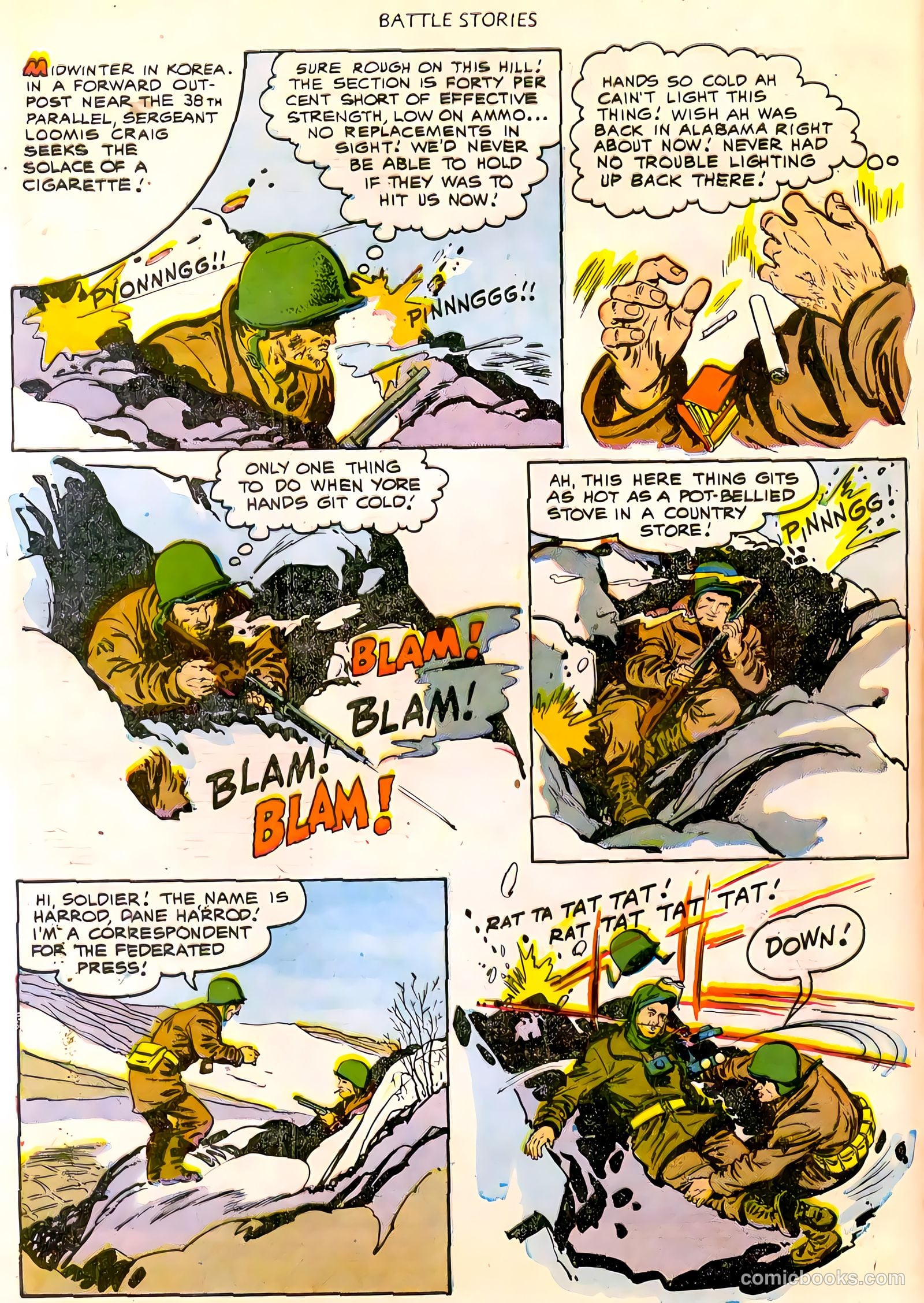 Battle Stories #1 (1952) — page 4 of 35