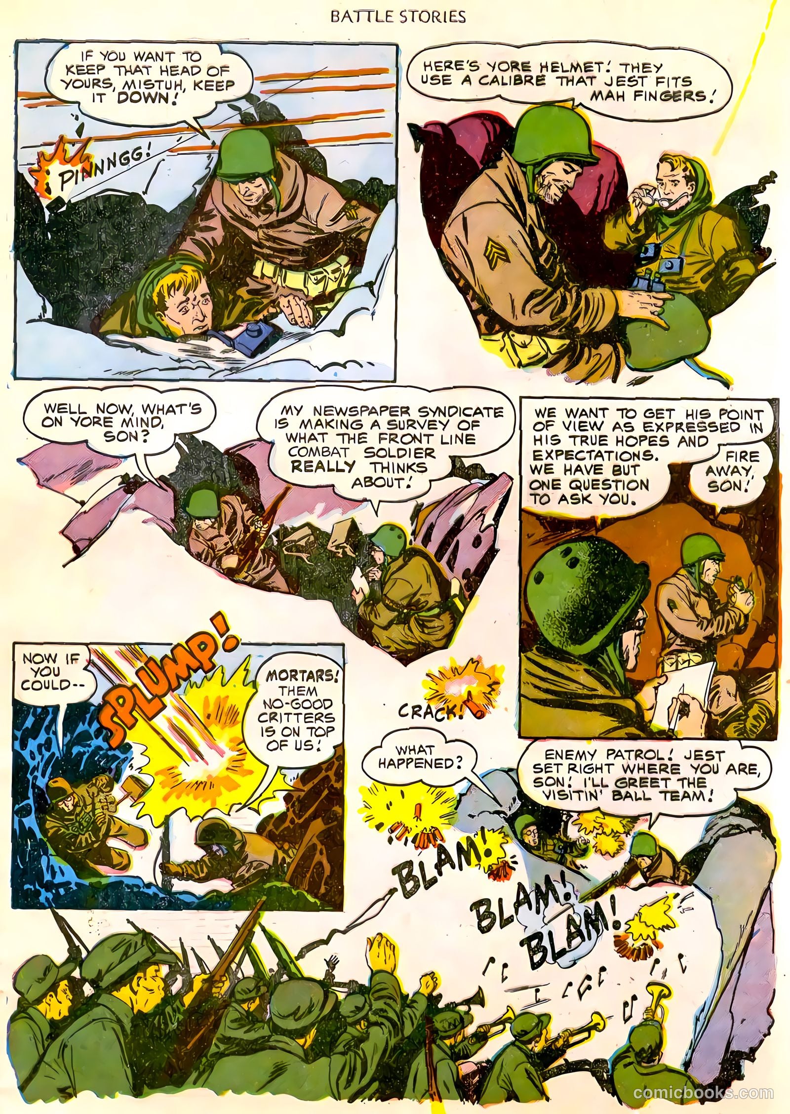 Battle Stories #1 (1952) — page 5 of 35