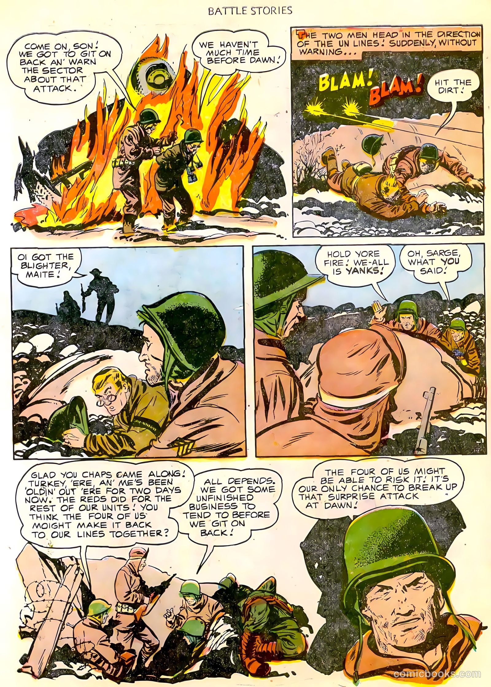 Battle Stories #1 (1952) — page 10 of 35