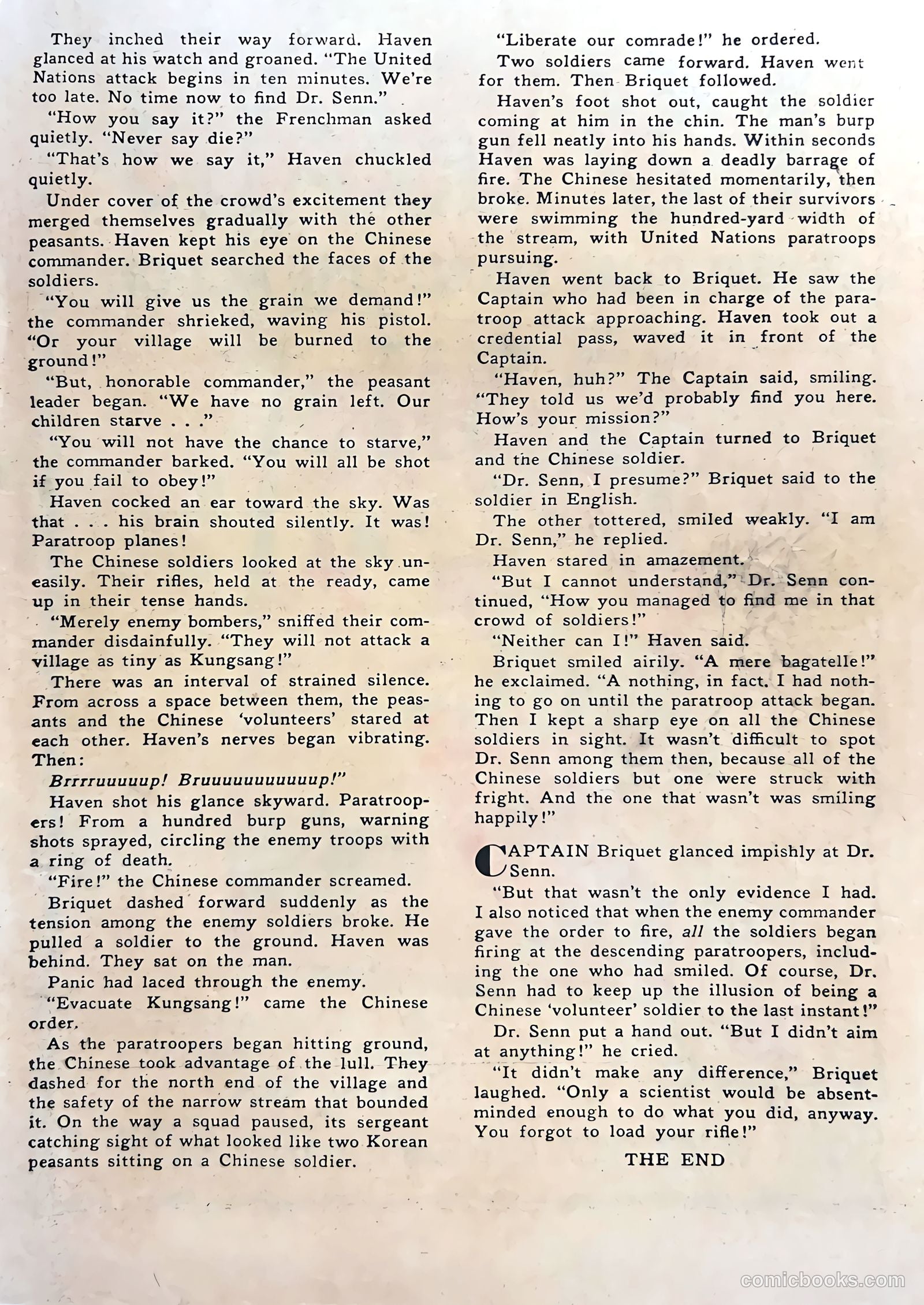 Battle Stories #1 (1952) — page 34 of 35
