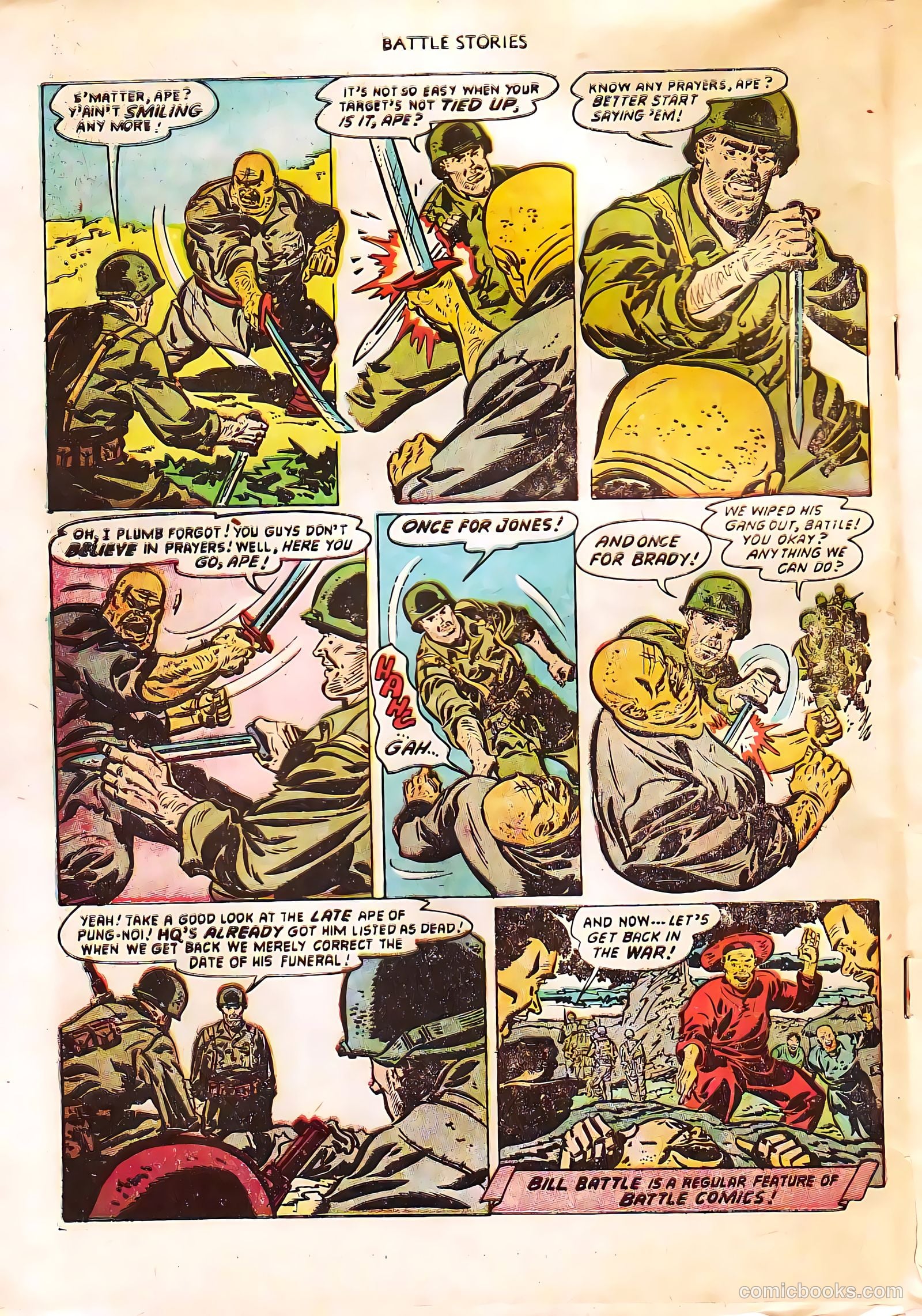 Battle Stories #10 (1953) — page 34 of 36
