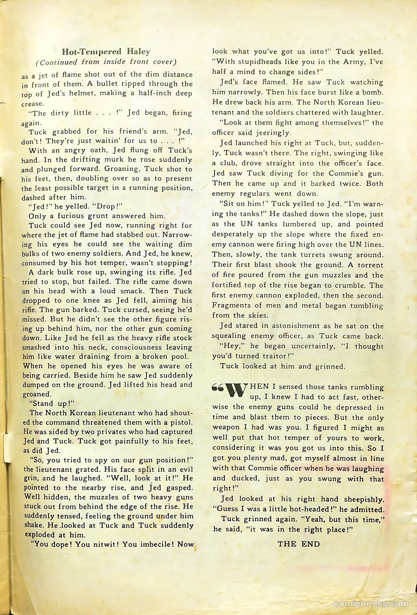 Battle Stories #11 (1953) — page 35 of 36
