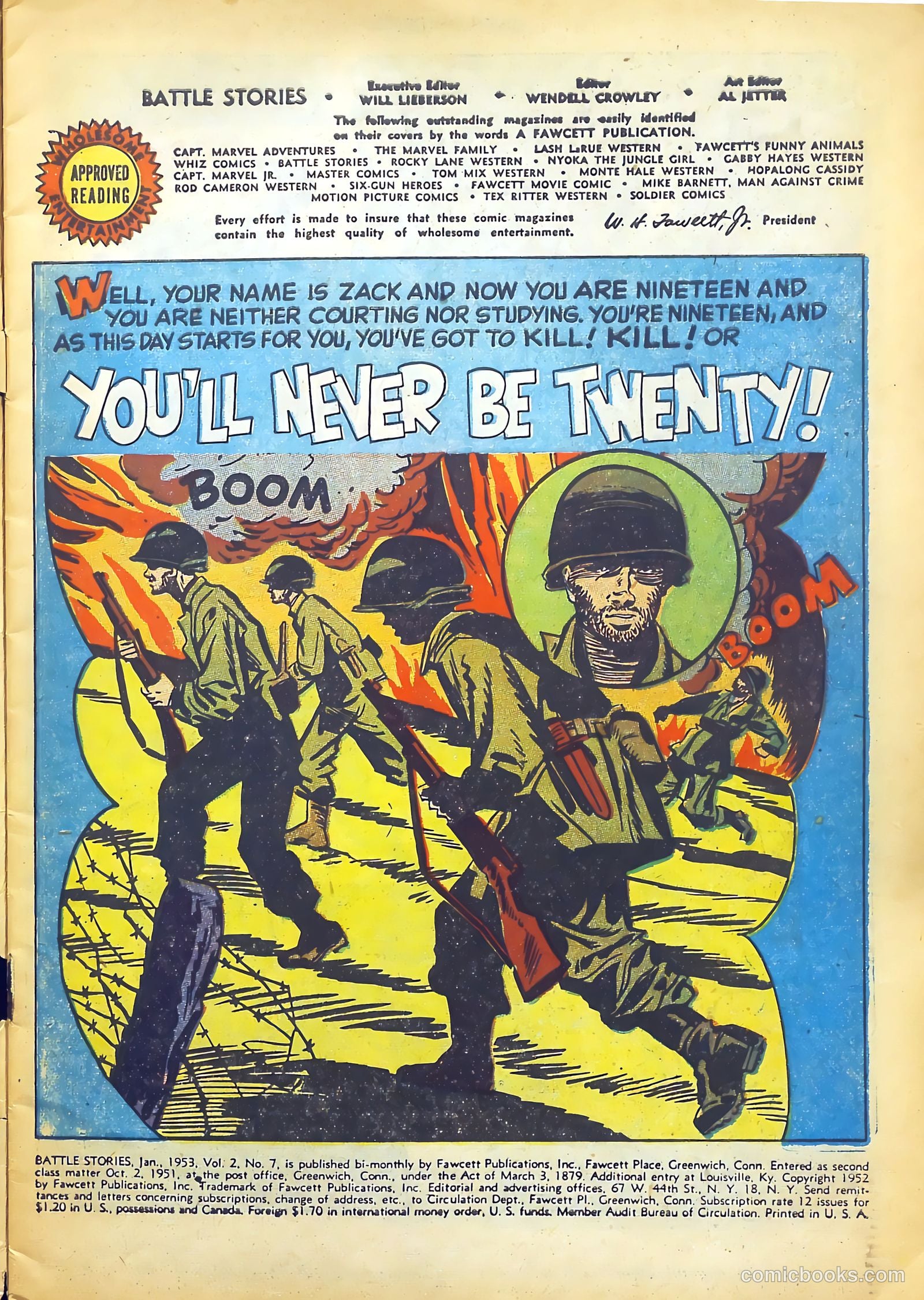 Battle Stories #7 (1953) — page 3 of 36