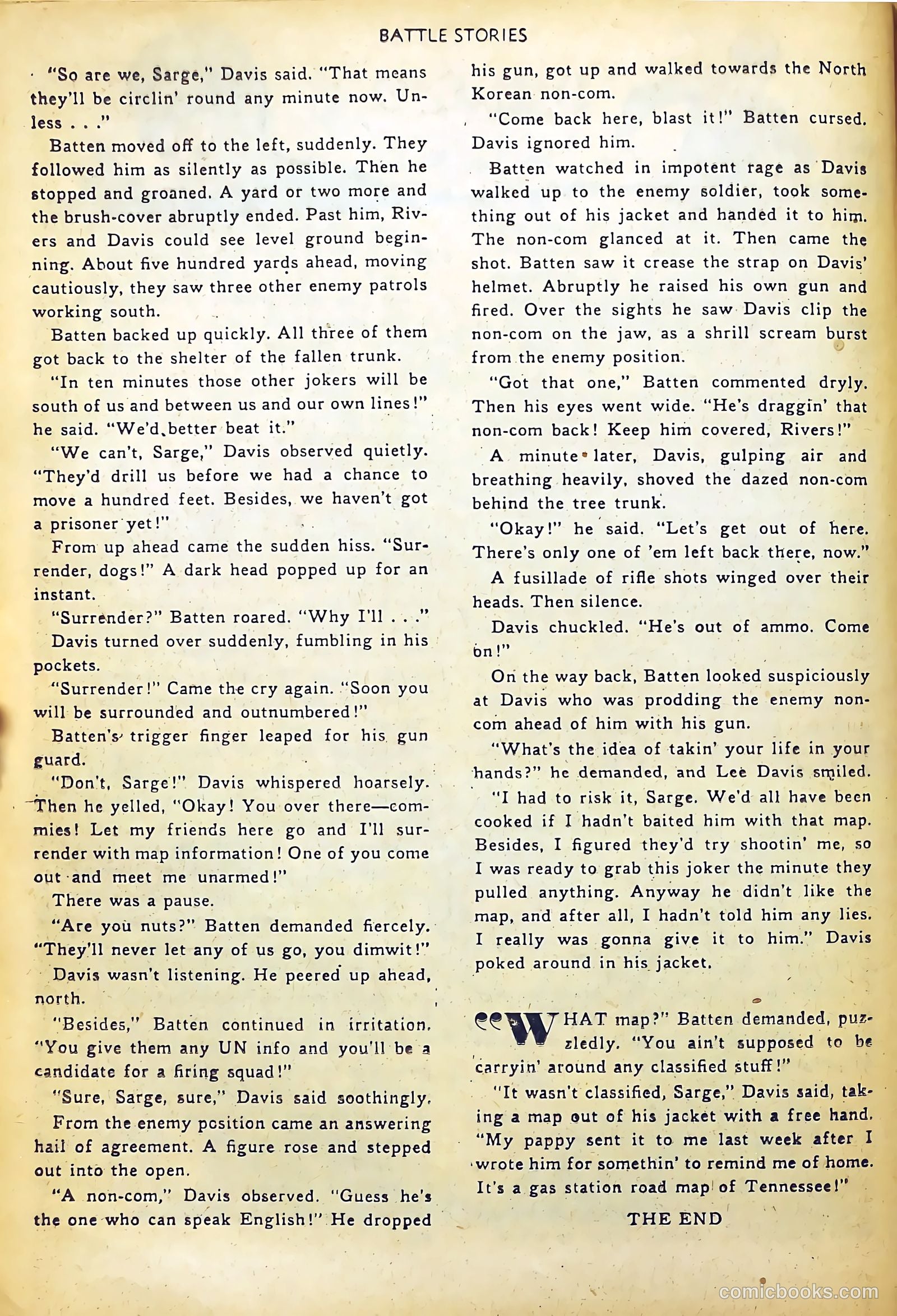 Battle Stories #7 (1953) — page 16 of 36