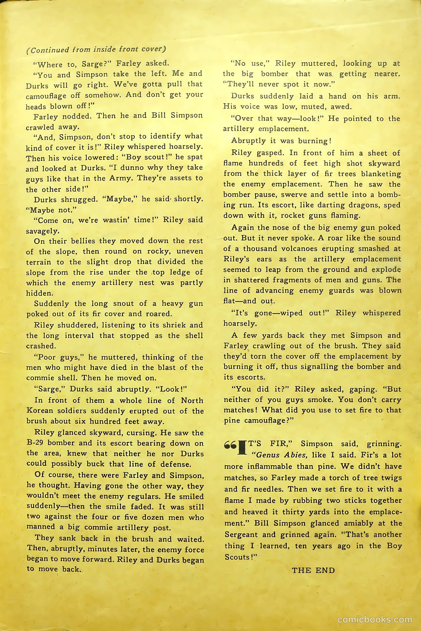 Battle Stories #8 (1953) — page 35 of 36