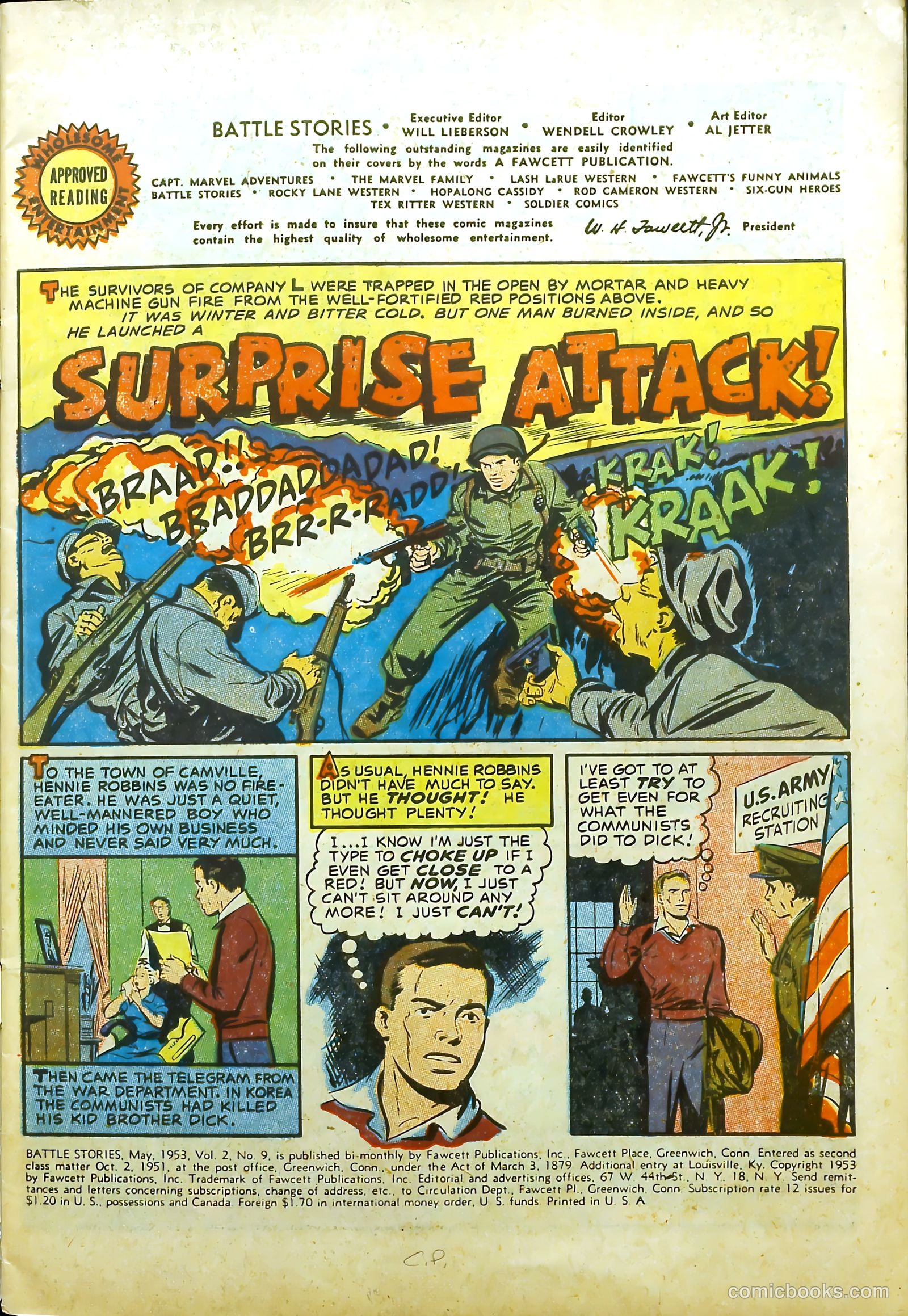 Battle Stories #9 (1953) — page 3 of 36
