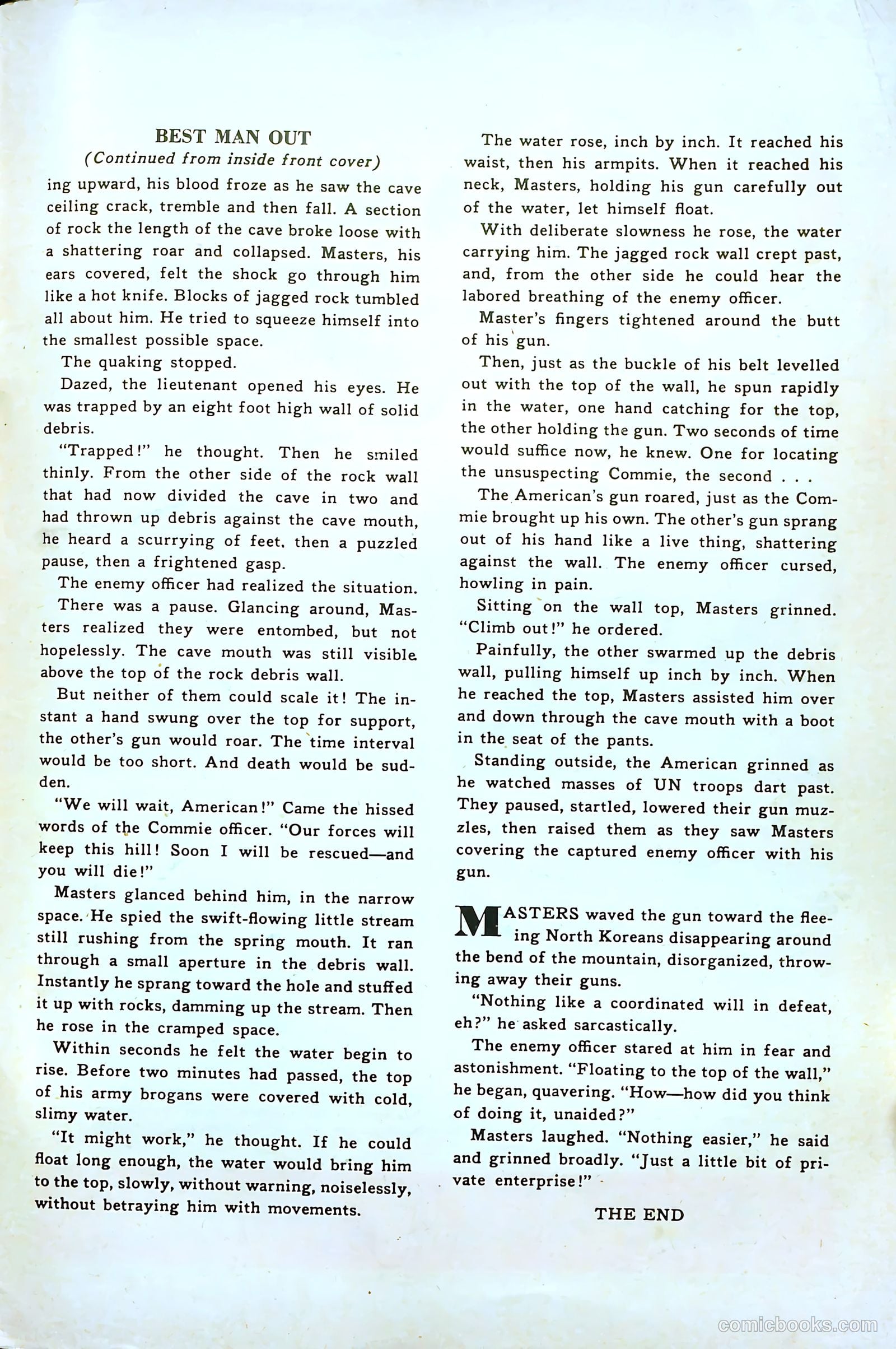 Battle Stories #9 (1953) — page 35 of 36