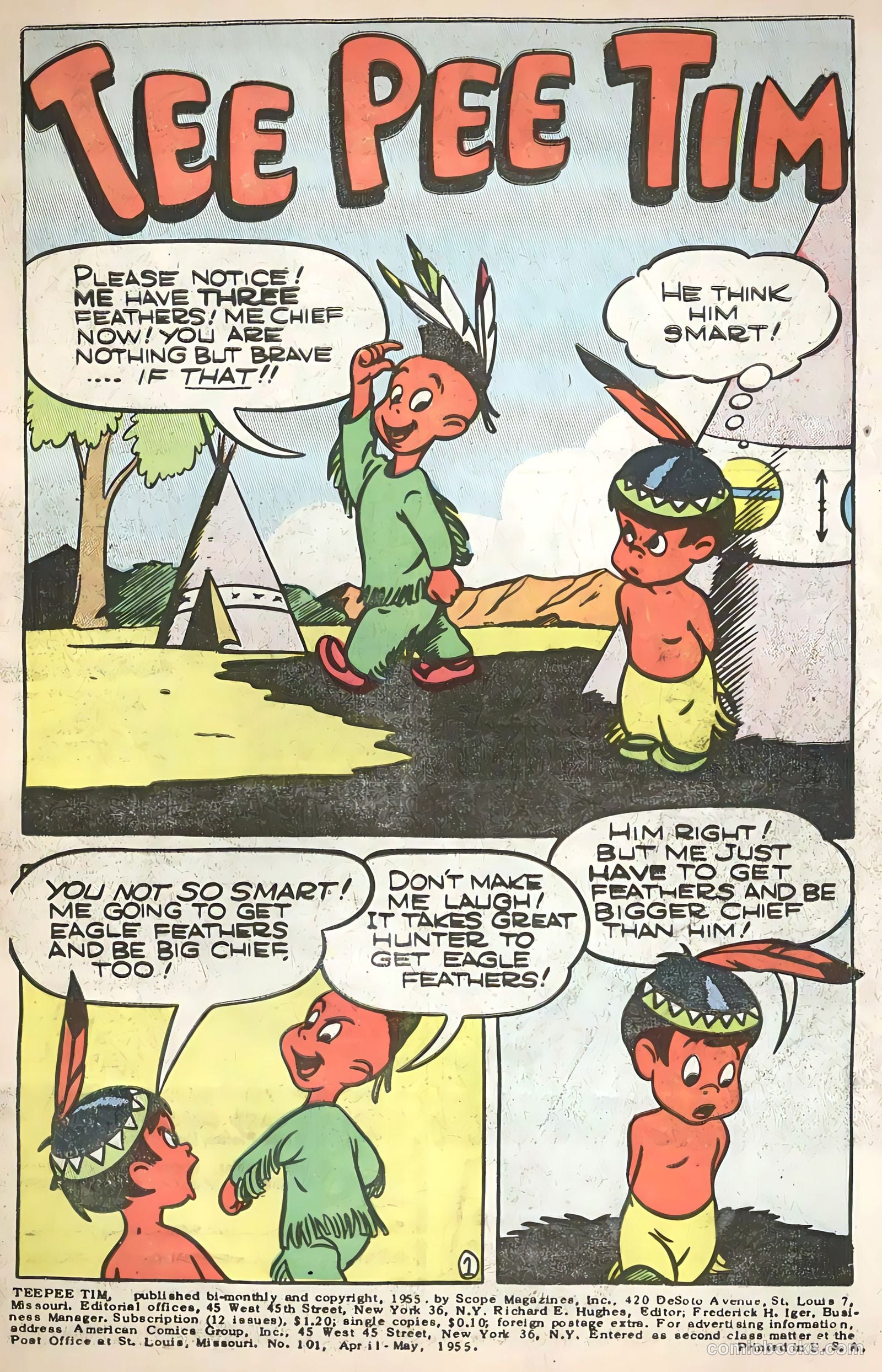 Teepee Tim #101 (1955) — page 3 of 36