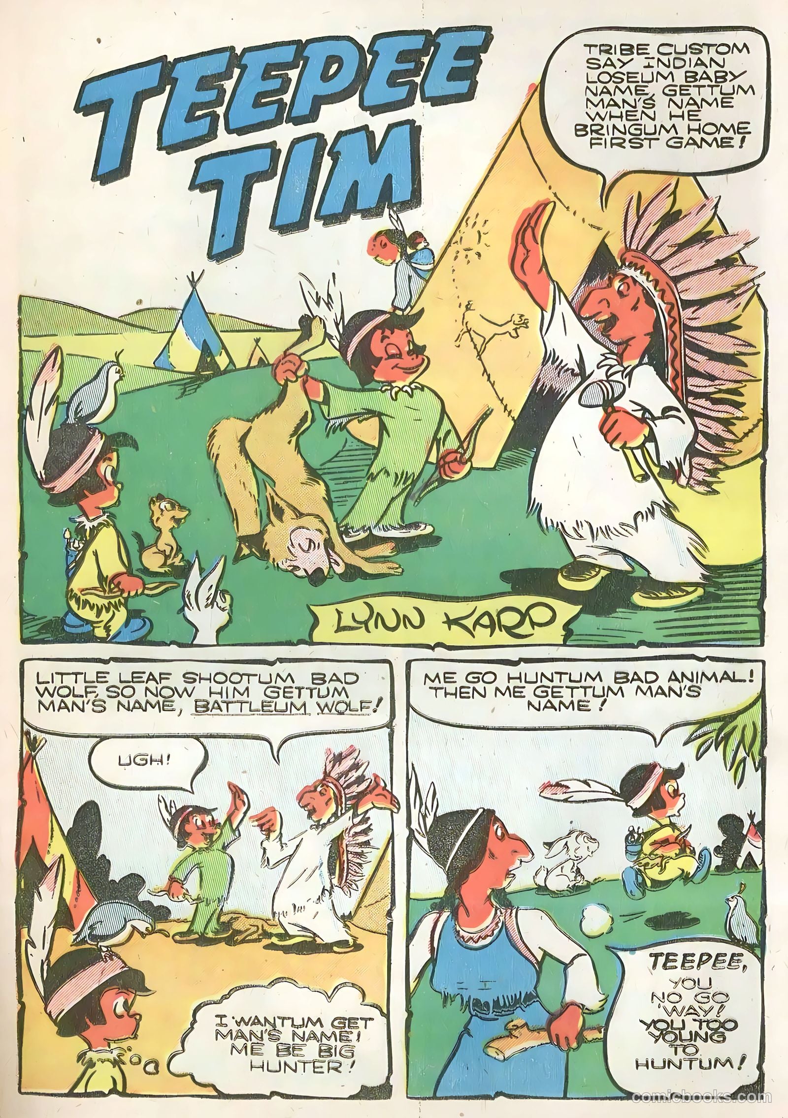 Teepee Tim #101 (1955) — page 25 of 36