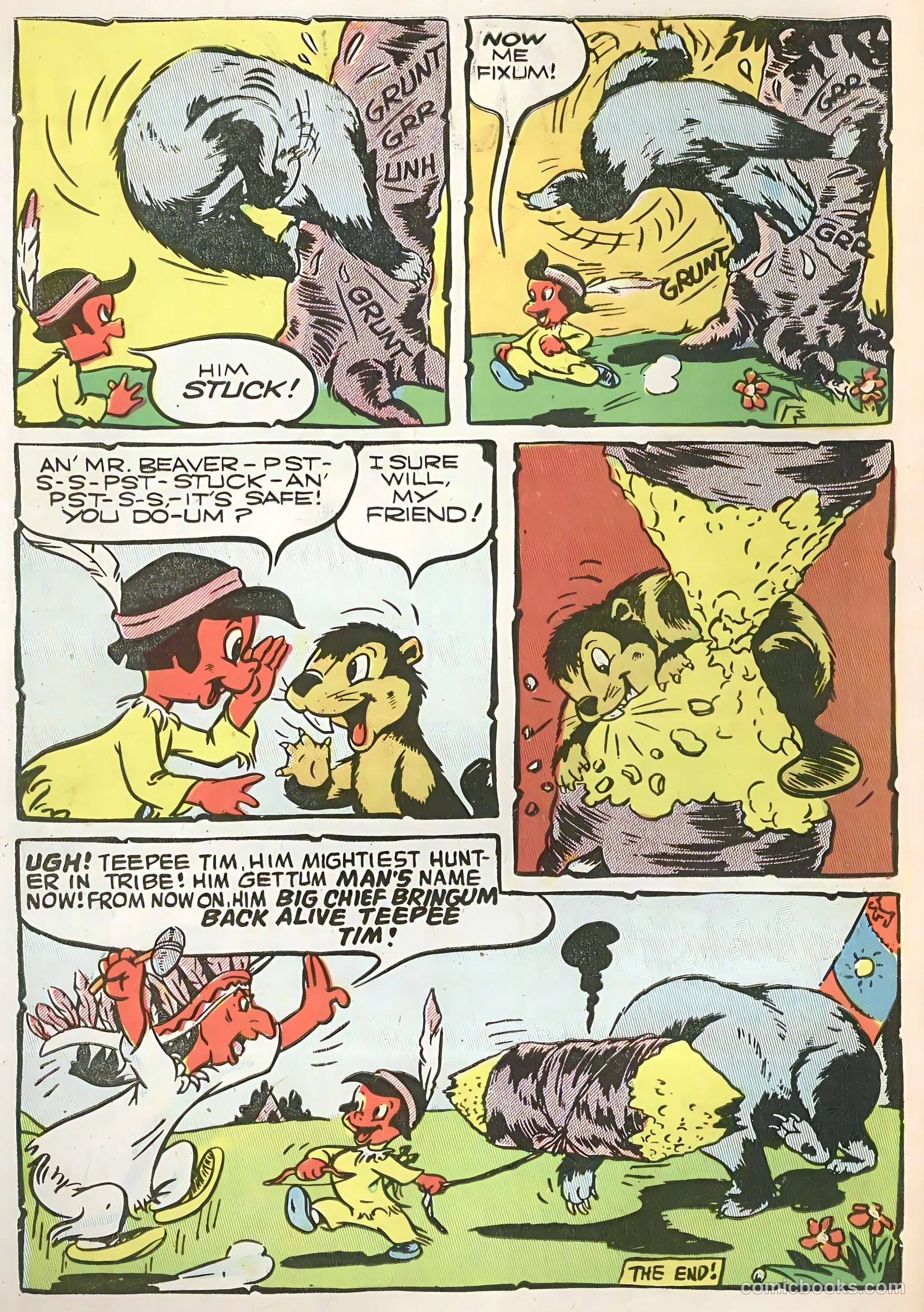 Teepee Tim #101 (1955) — page 30 of 36