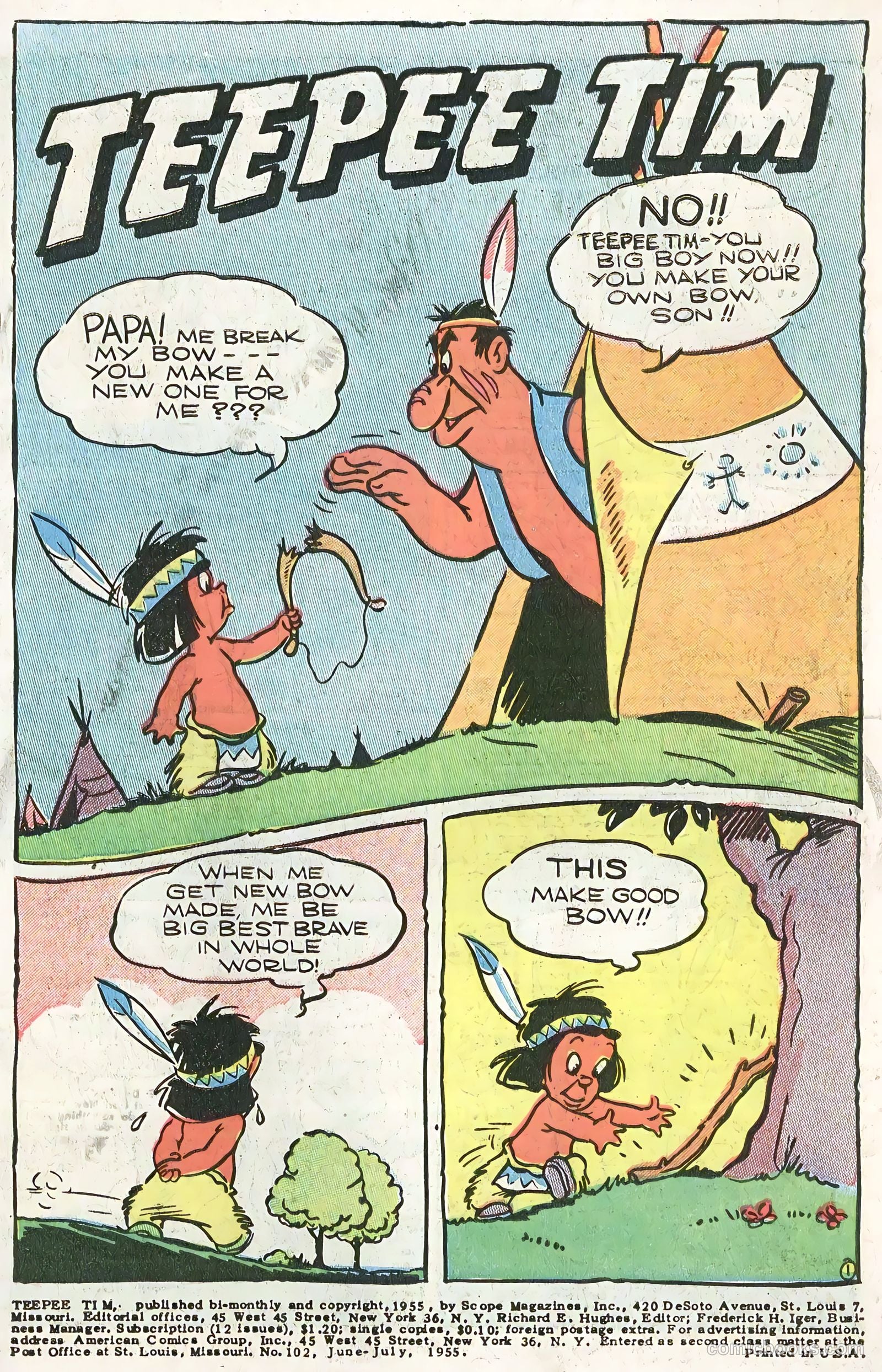 Teepee Tim #102 (1955) — page 3 of 36