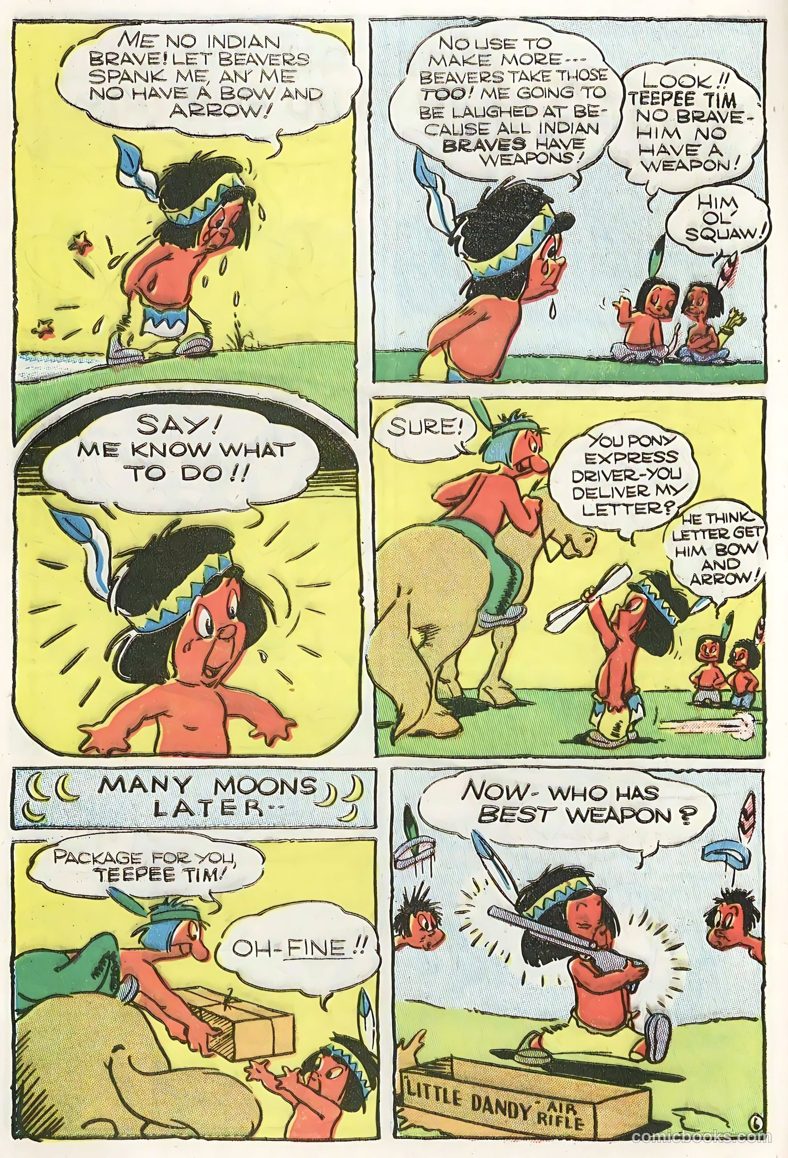 Teepee Tim #102 (1955) — page 8 of 36