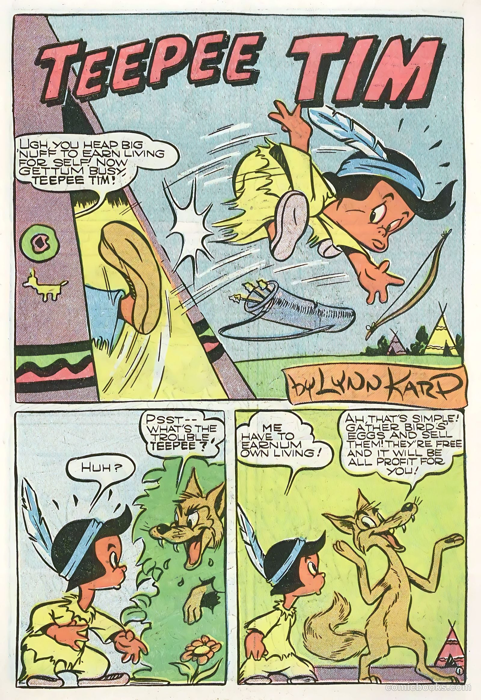 Teepee Tim #102 (1955) — page 27 of 36