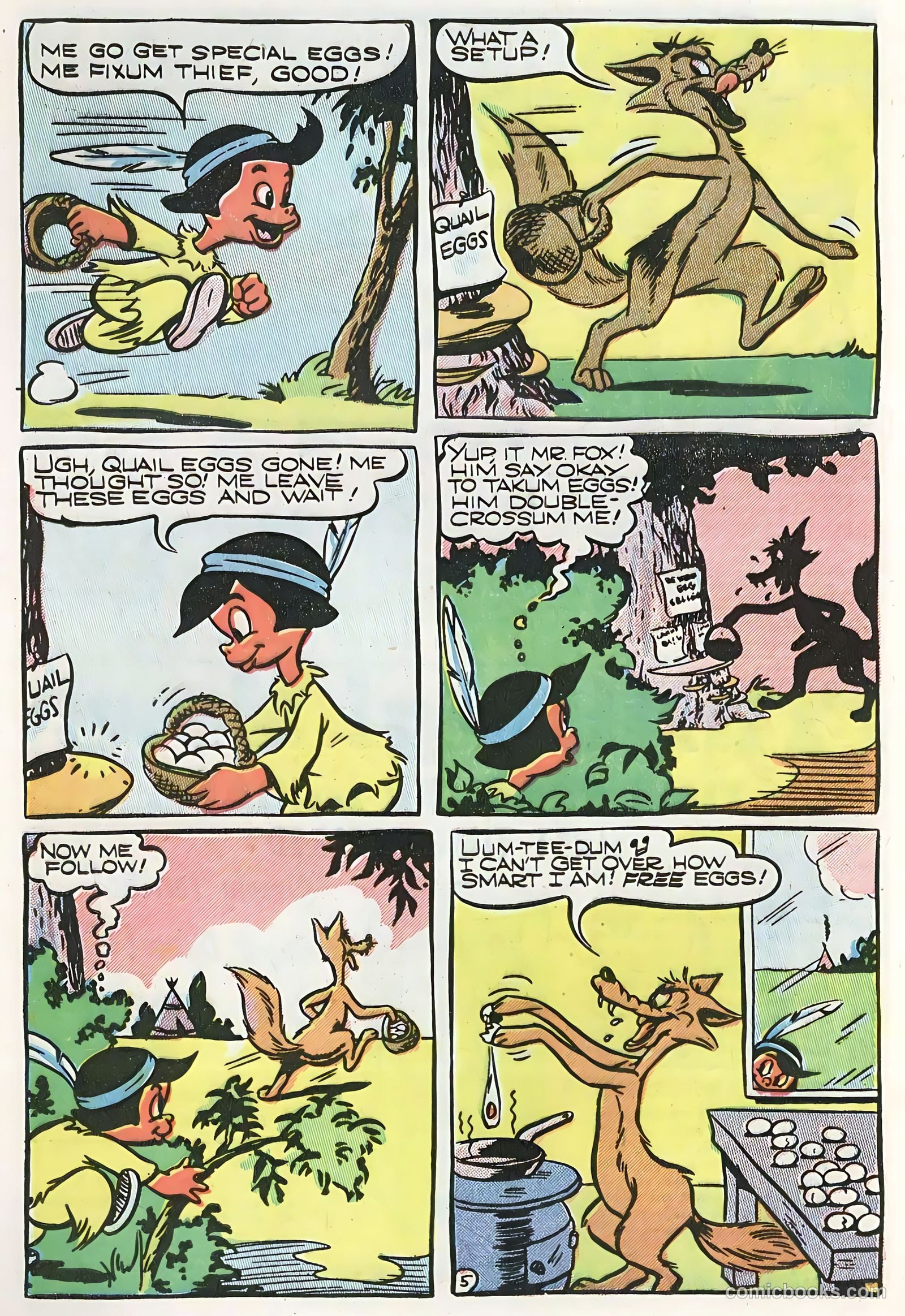 Teepee Tim #102 (1955) — page 32 of 36