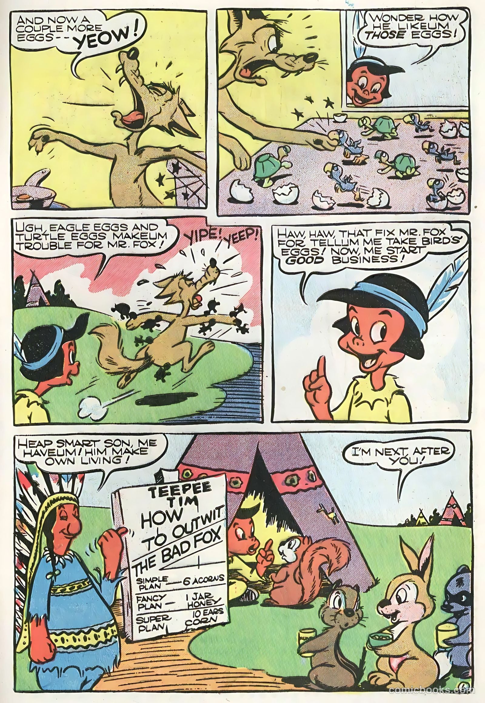 Teepee Tim #102 (1955) — page 33 of 36