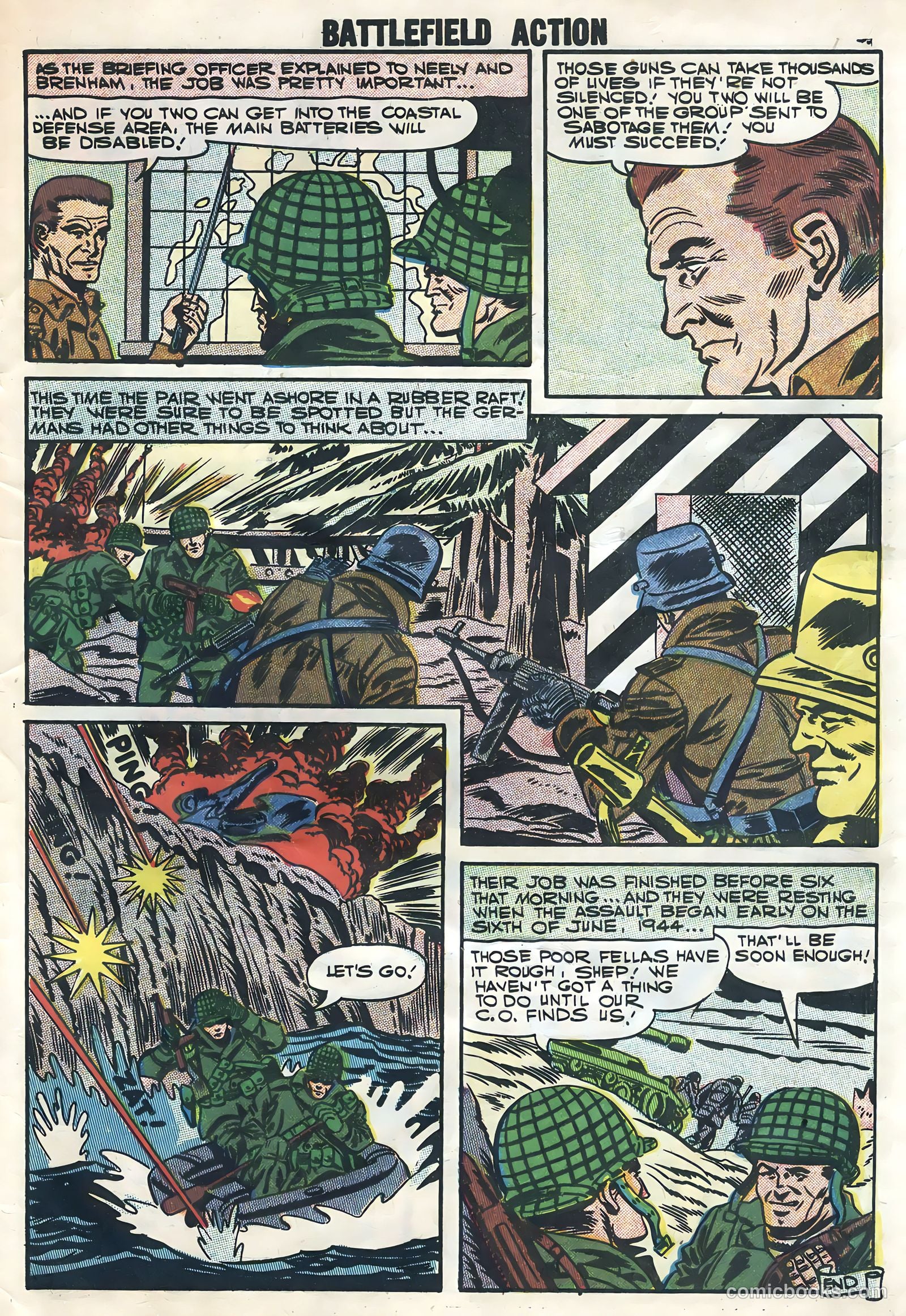Battlefield Action #16 (1957) — page 33 of 36