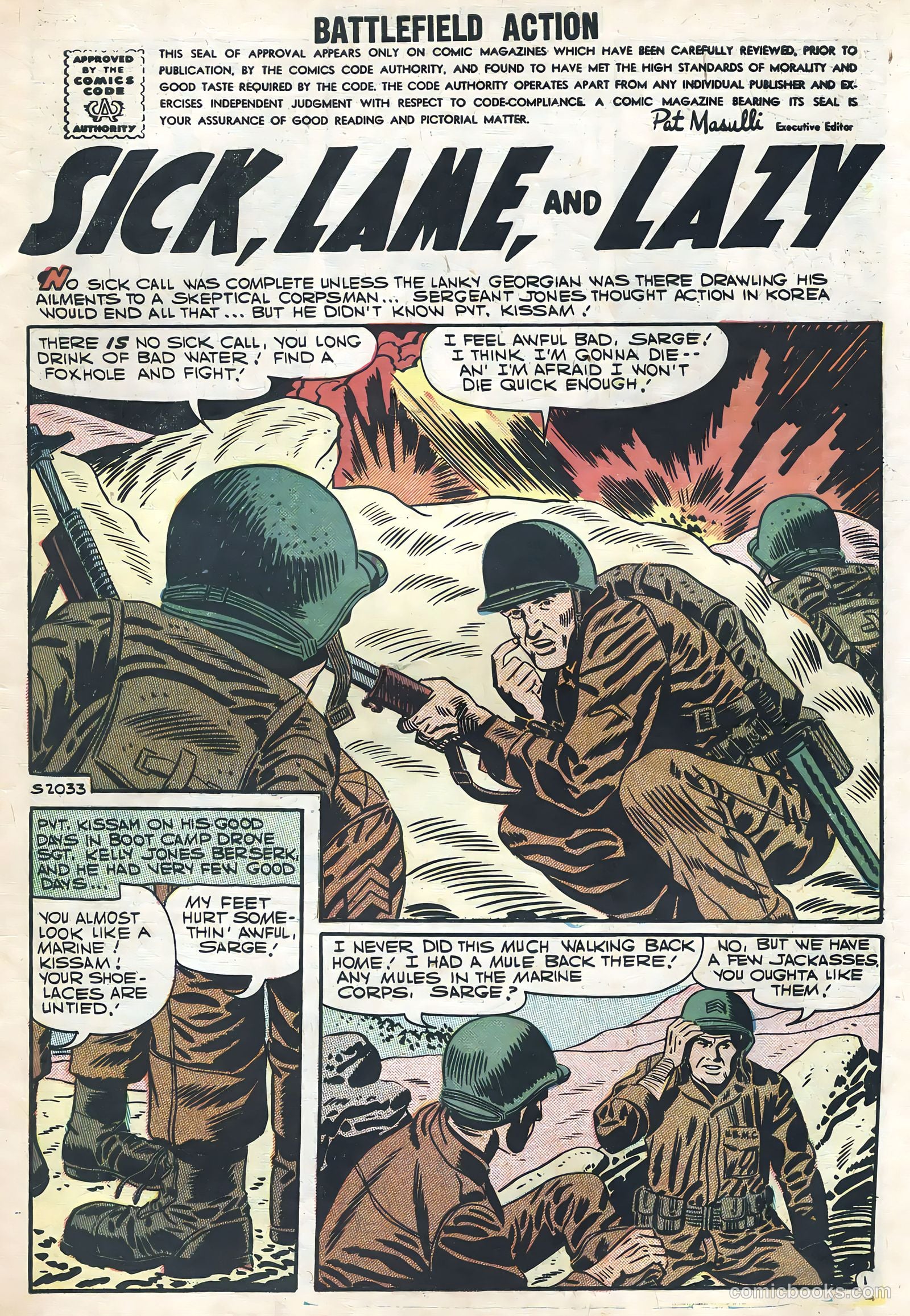 Battlefield Action #17 (1957) — page 3 of 36