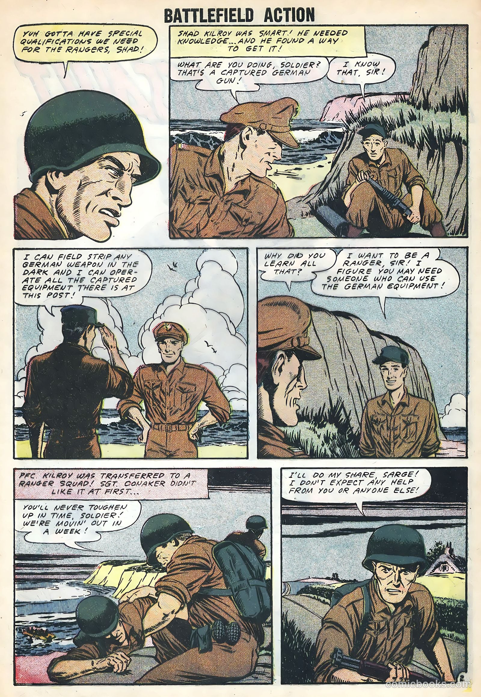 Battlefield Action #19 (1958) — page 4 of 36