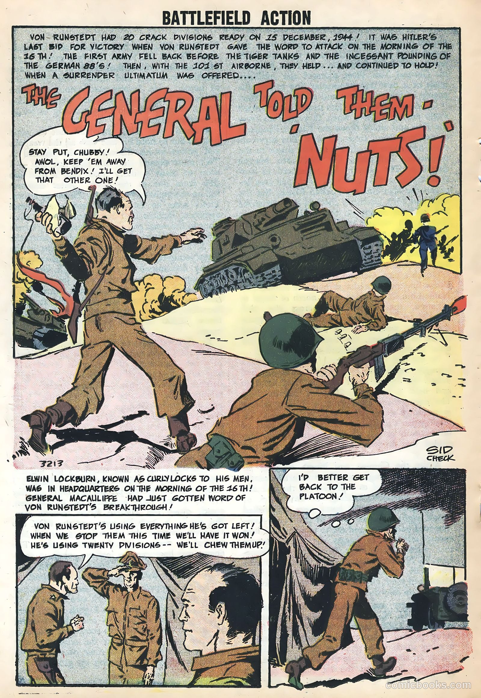 Battlefield Action #19 (1958) — page 20 of 36