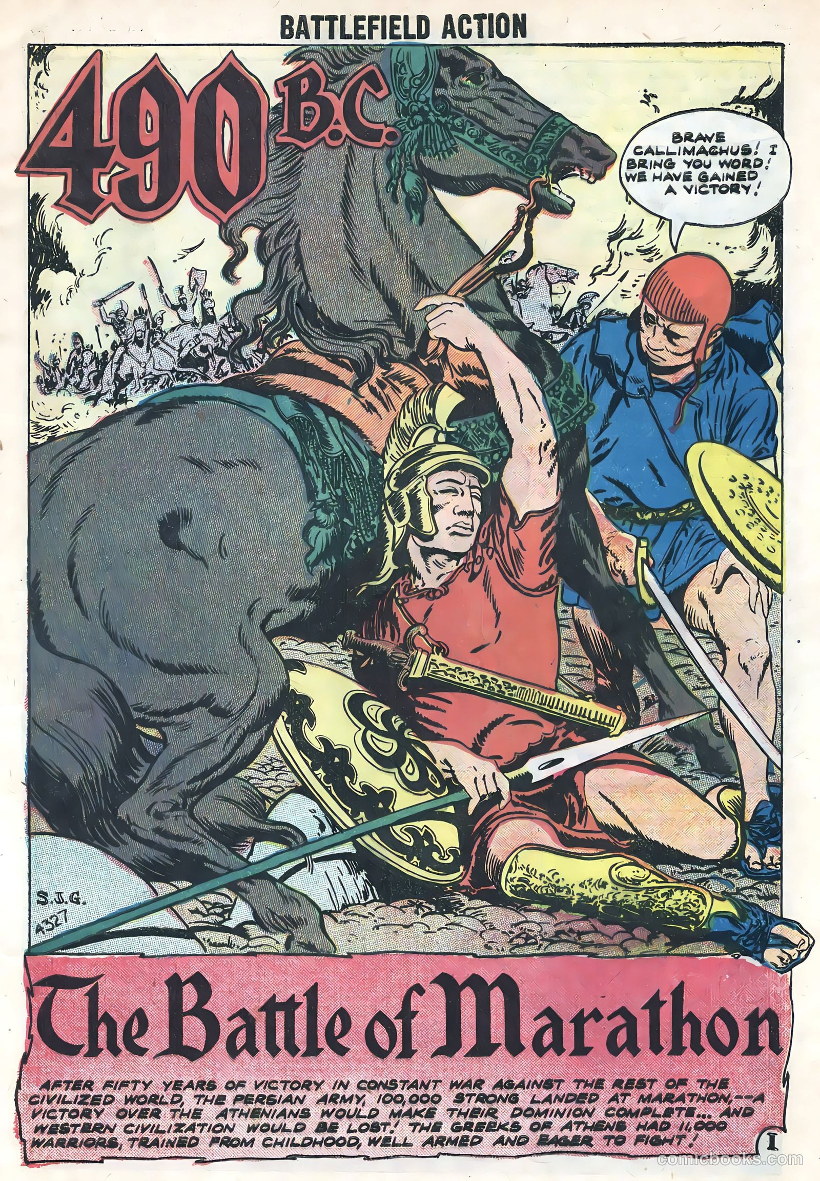 Battlefield Action #21 (1958) — page 9 of 36