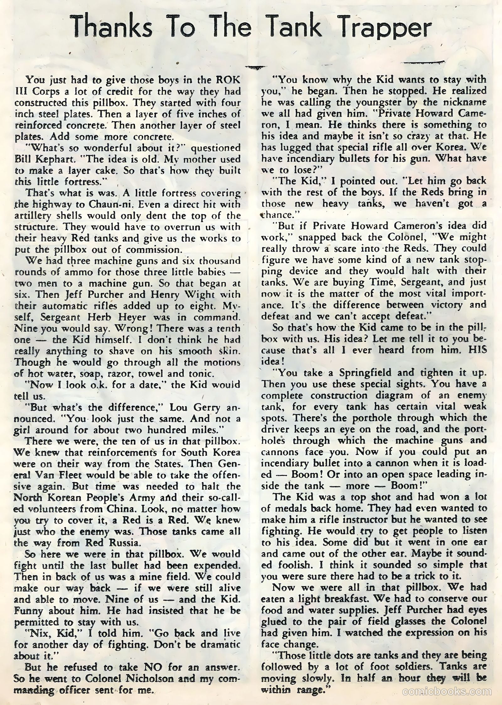 Battlefield Action #22 (1958) — page 20 of 36