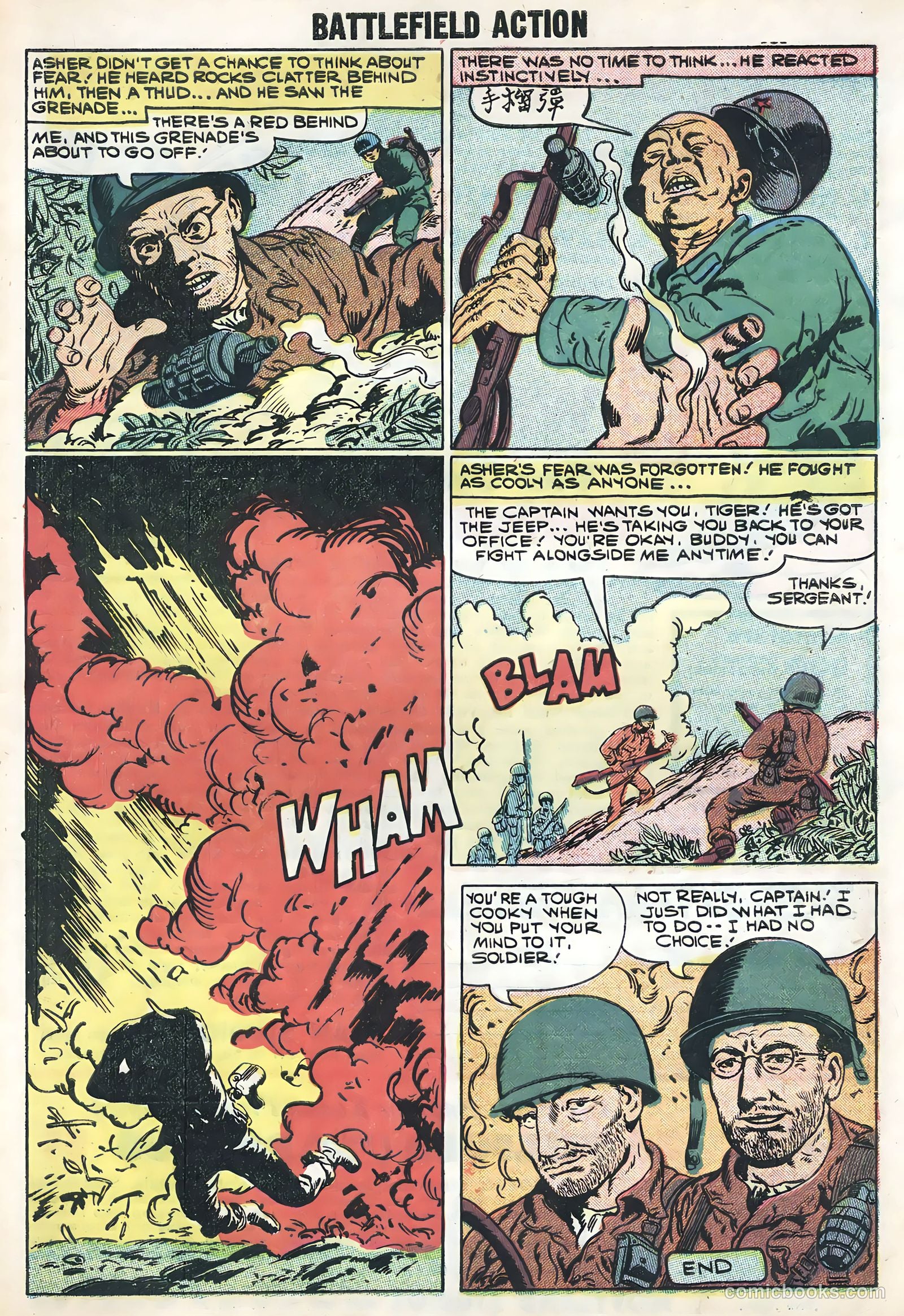 Battlefield Action #22 (1958) — page 33 of 36