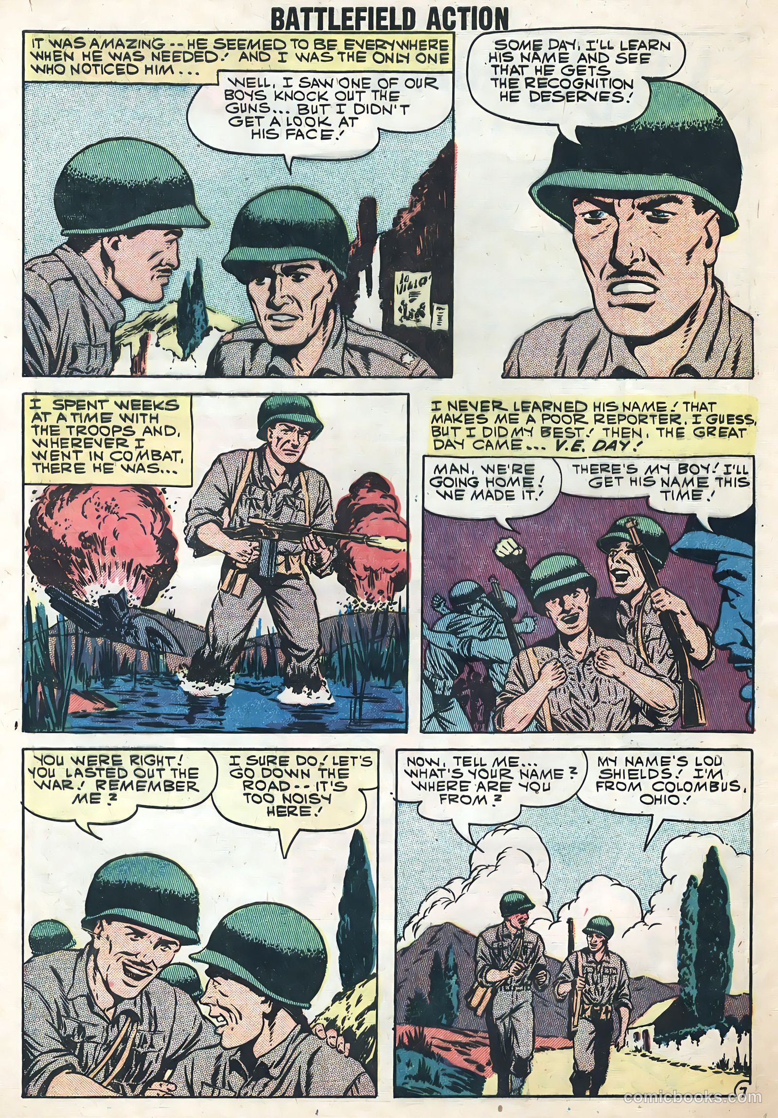 Battlefield Action #24 (1959) — page 32 of 36