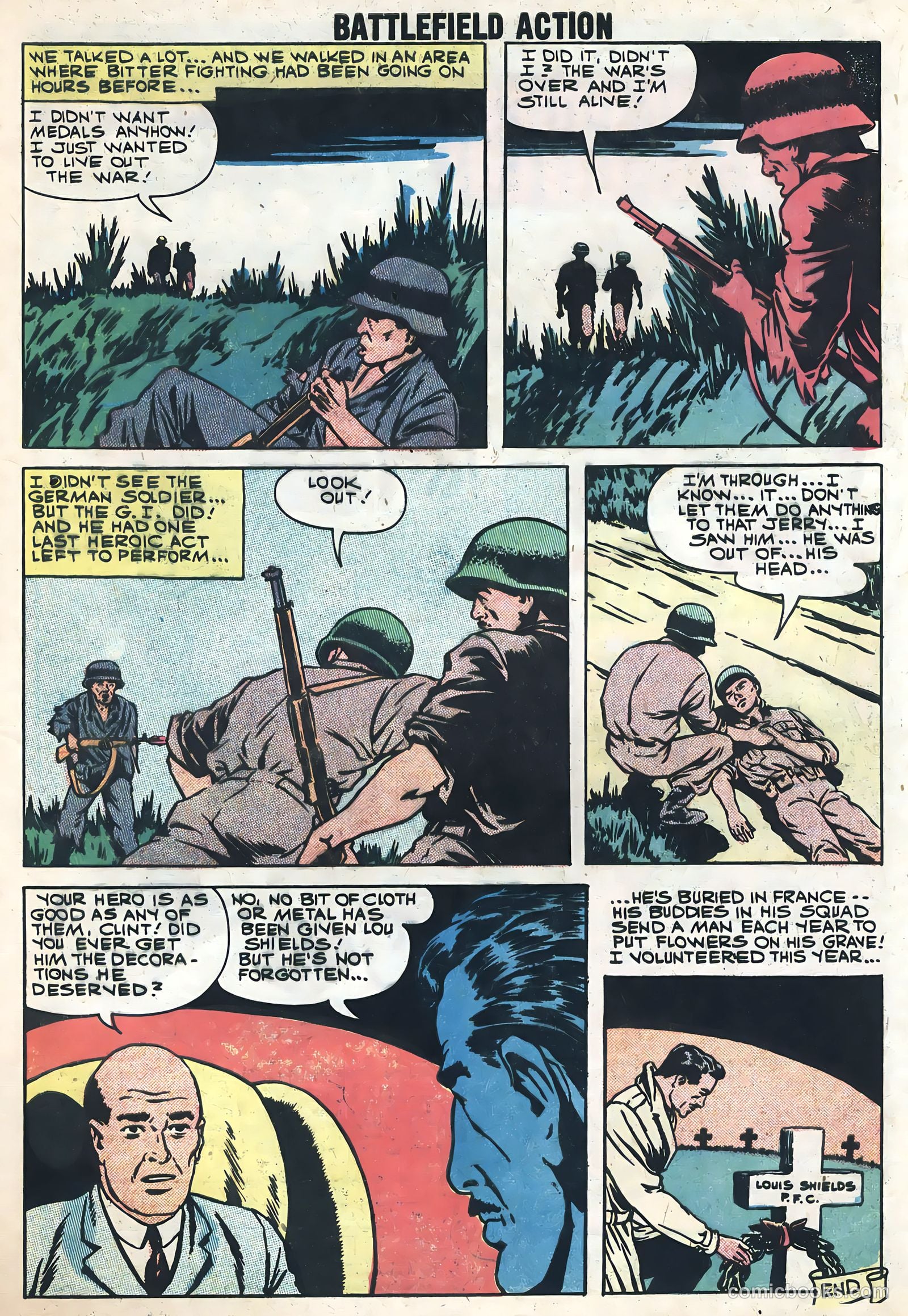 Battlefield Action #24 (1959) — page 33 of 36