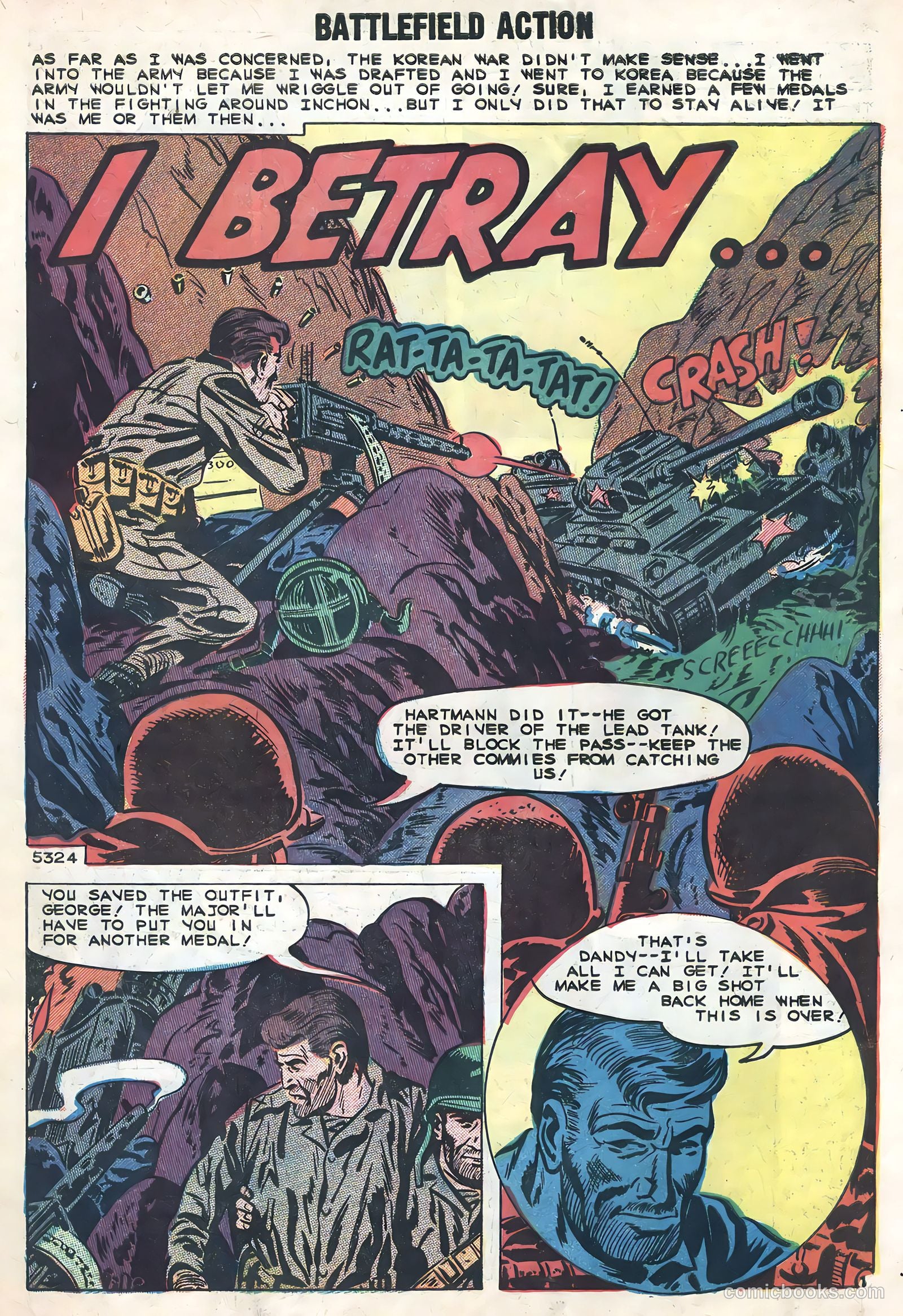 Battlefield Action #26 (1959) — page 3 of 36