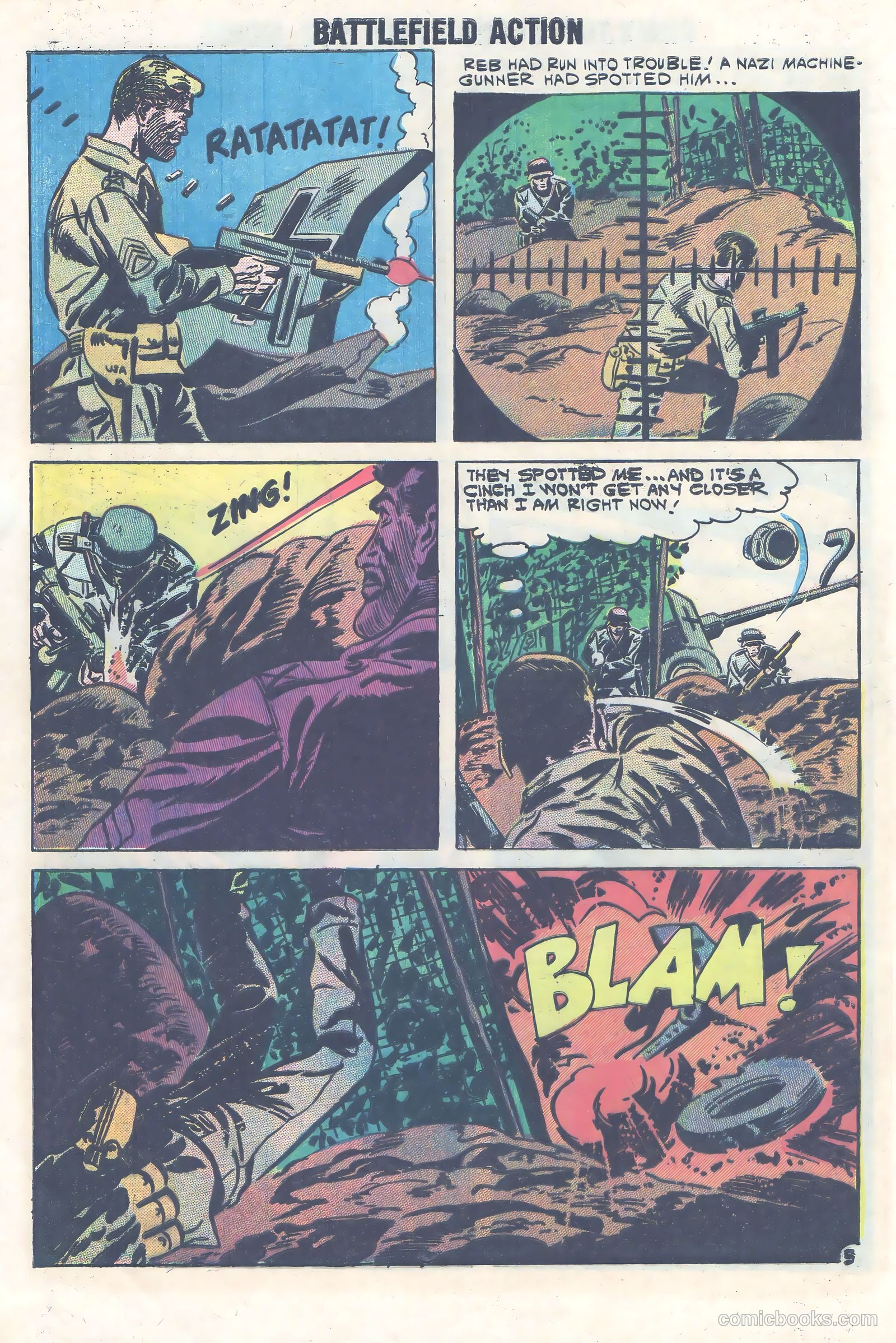 Battlefield Action #34 (1961) — page 8 of 36