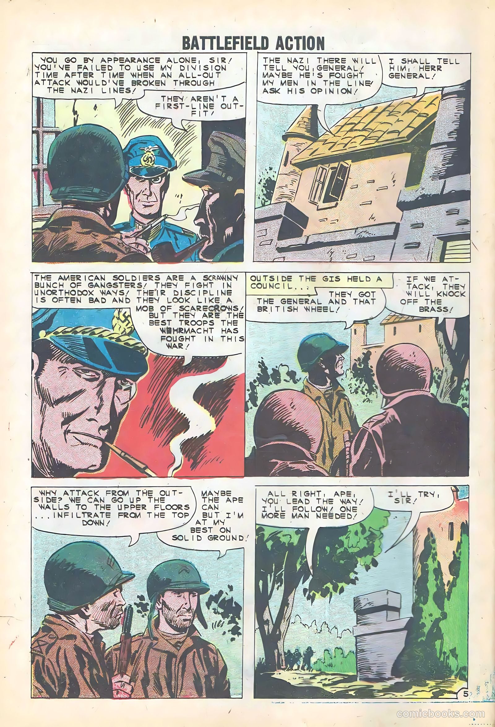 Battlefield Action #35 (1961) — page 8 of 36