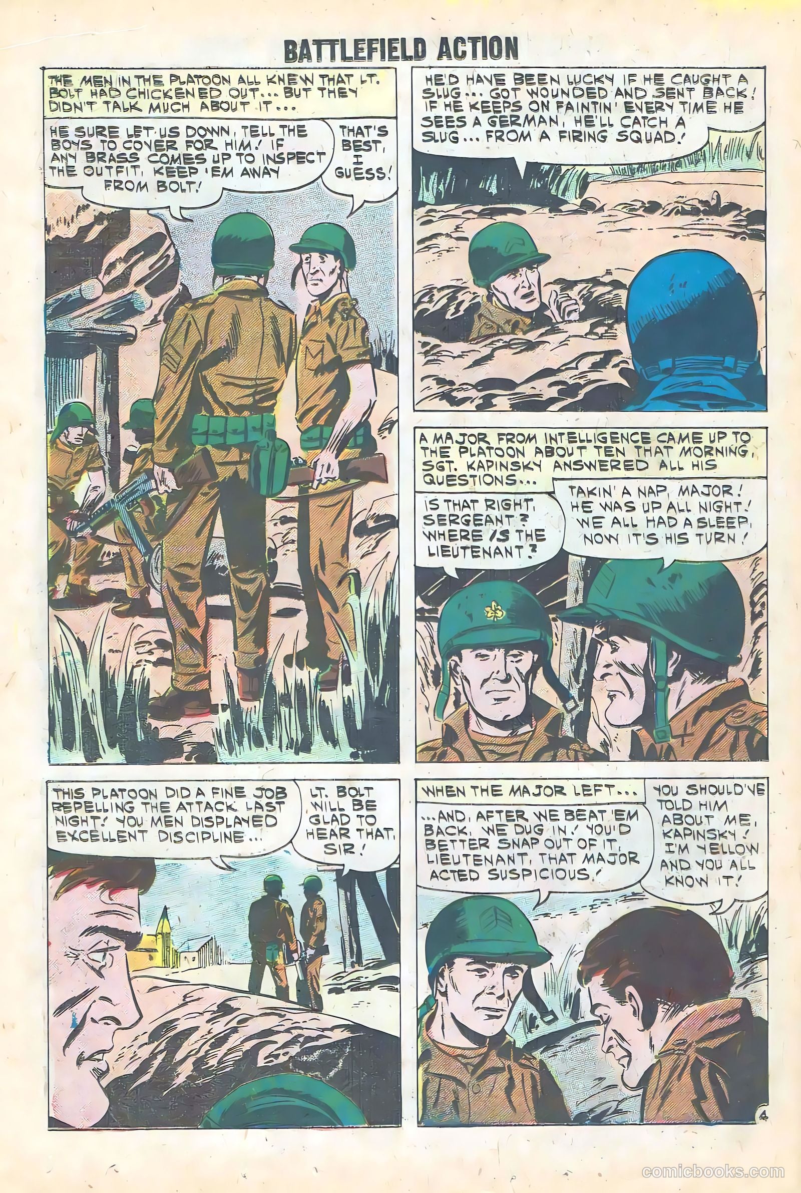 Battlefield Action #35 (1961) — page 18 of 36
