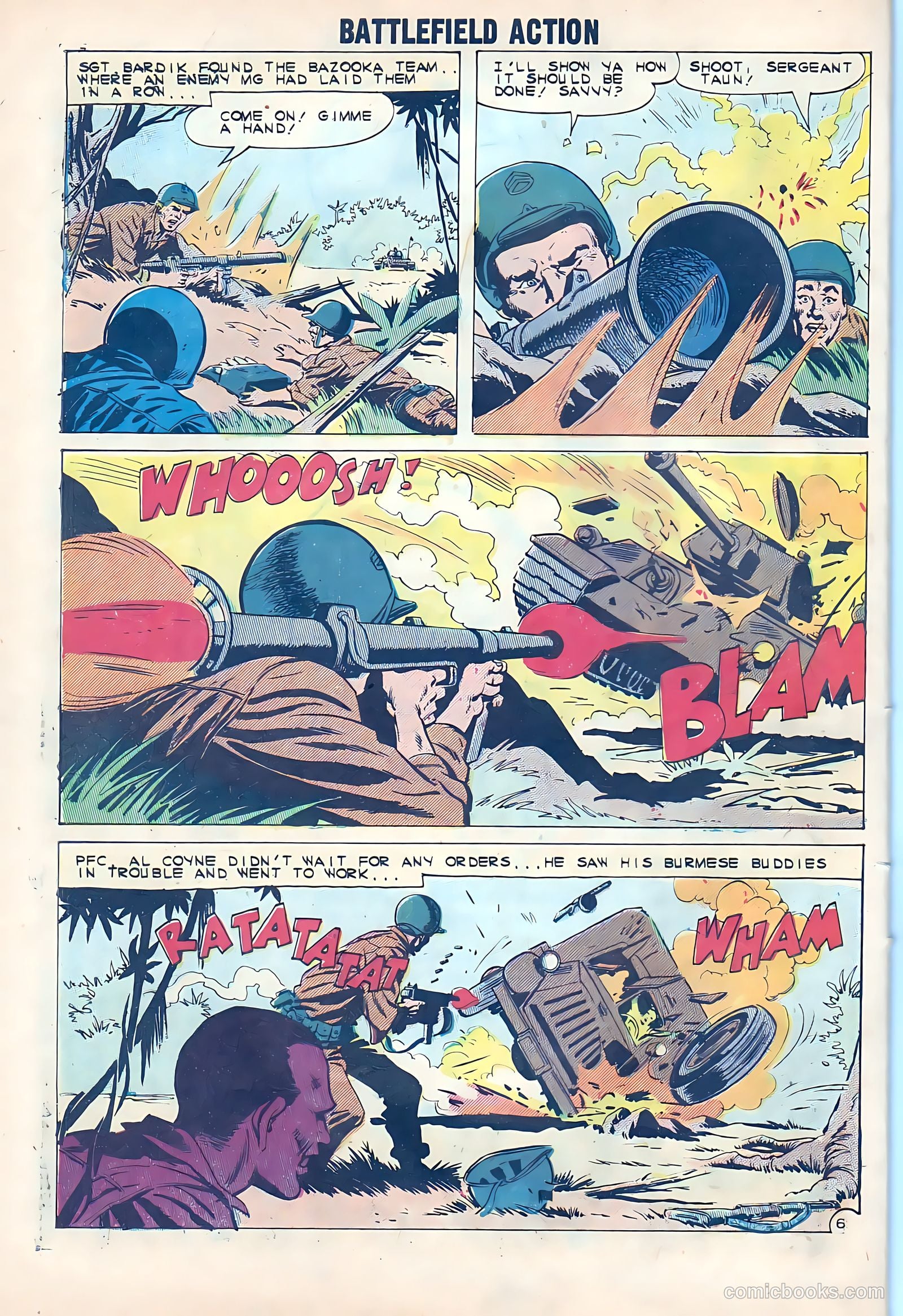 Battlefield Action #36 (1961) — page 32 of 36