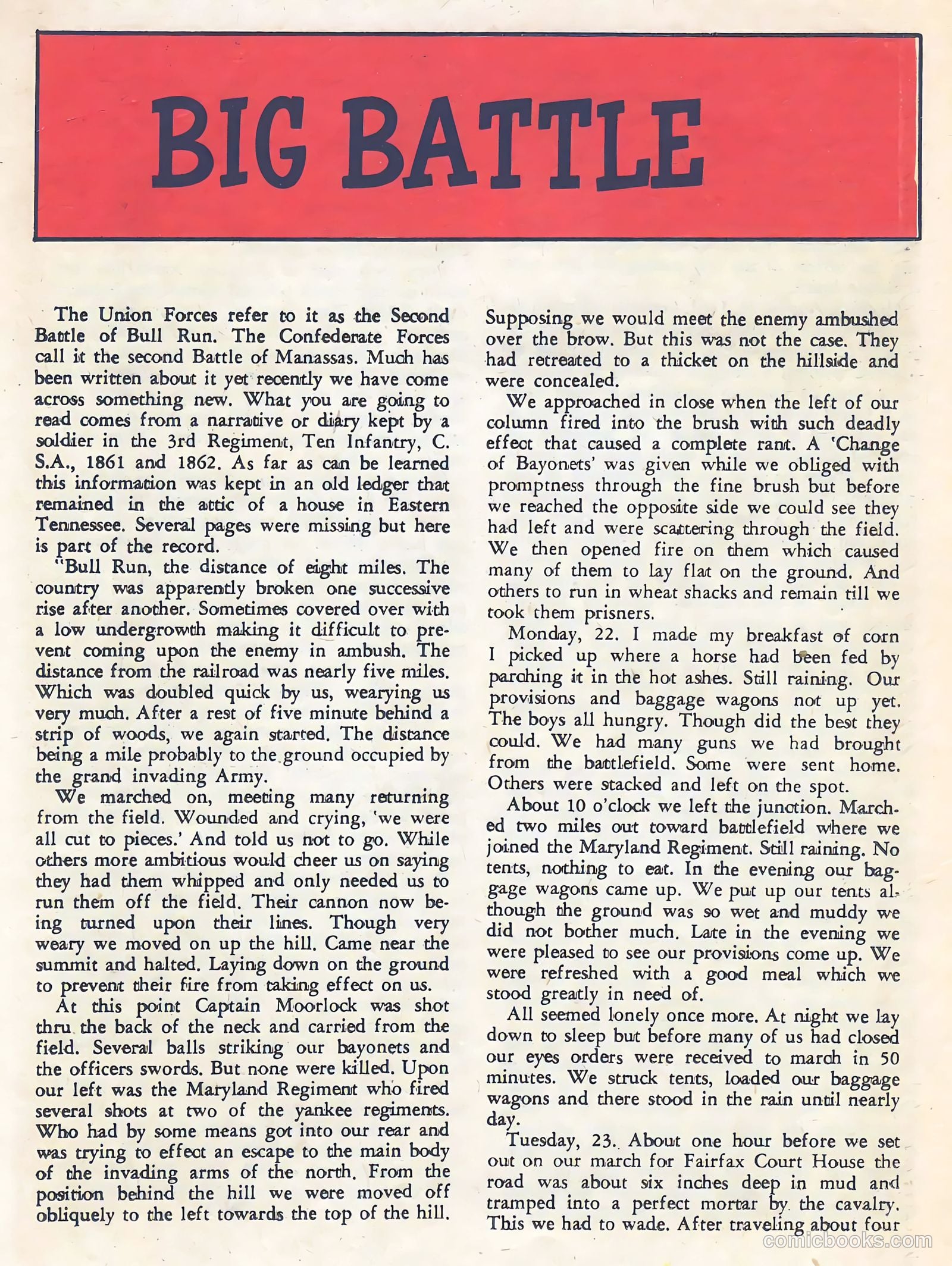 Battlefield Action #37 (1961) — page 19 of 36