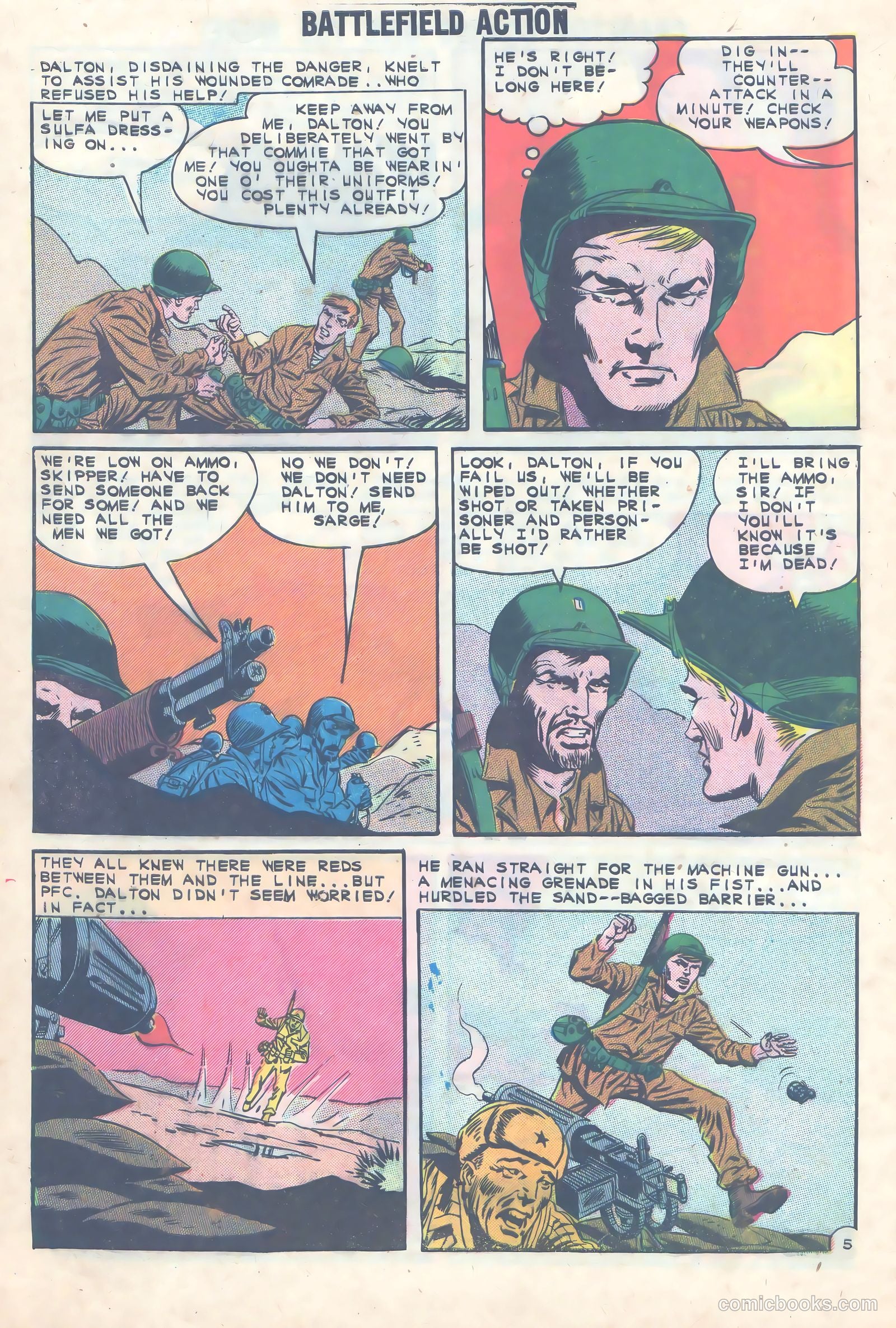 Battlefield Action #40 (1962) — page 9 of 37
