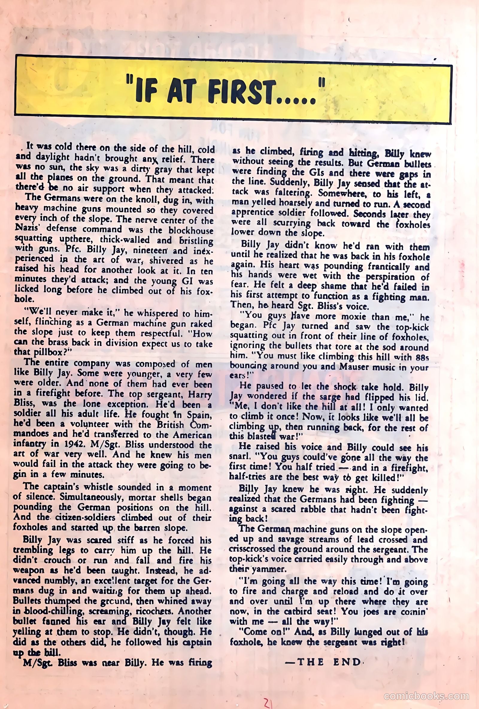 Battlefield Action #41 (1962) — page 21 of 36