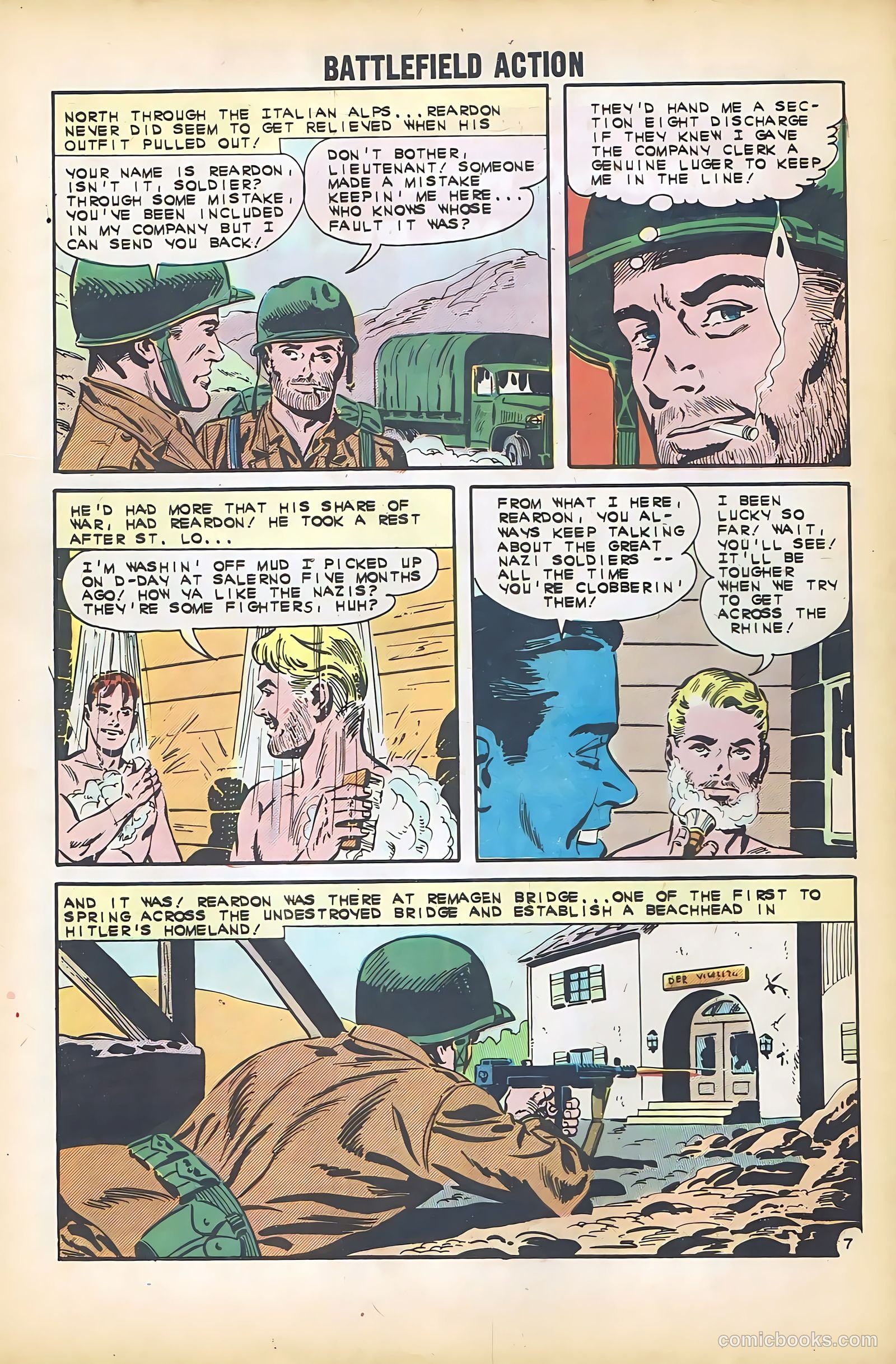 Battlefield Action #44 (1962) — page 32 of 36