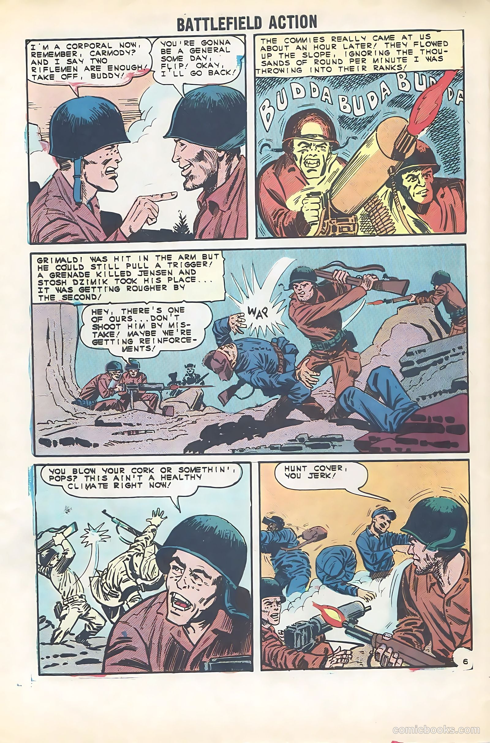 Battlefield Action #54 (1964) — page 32 of 36