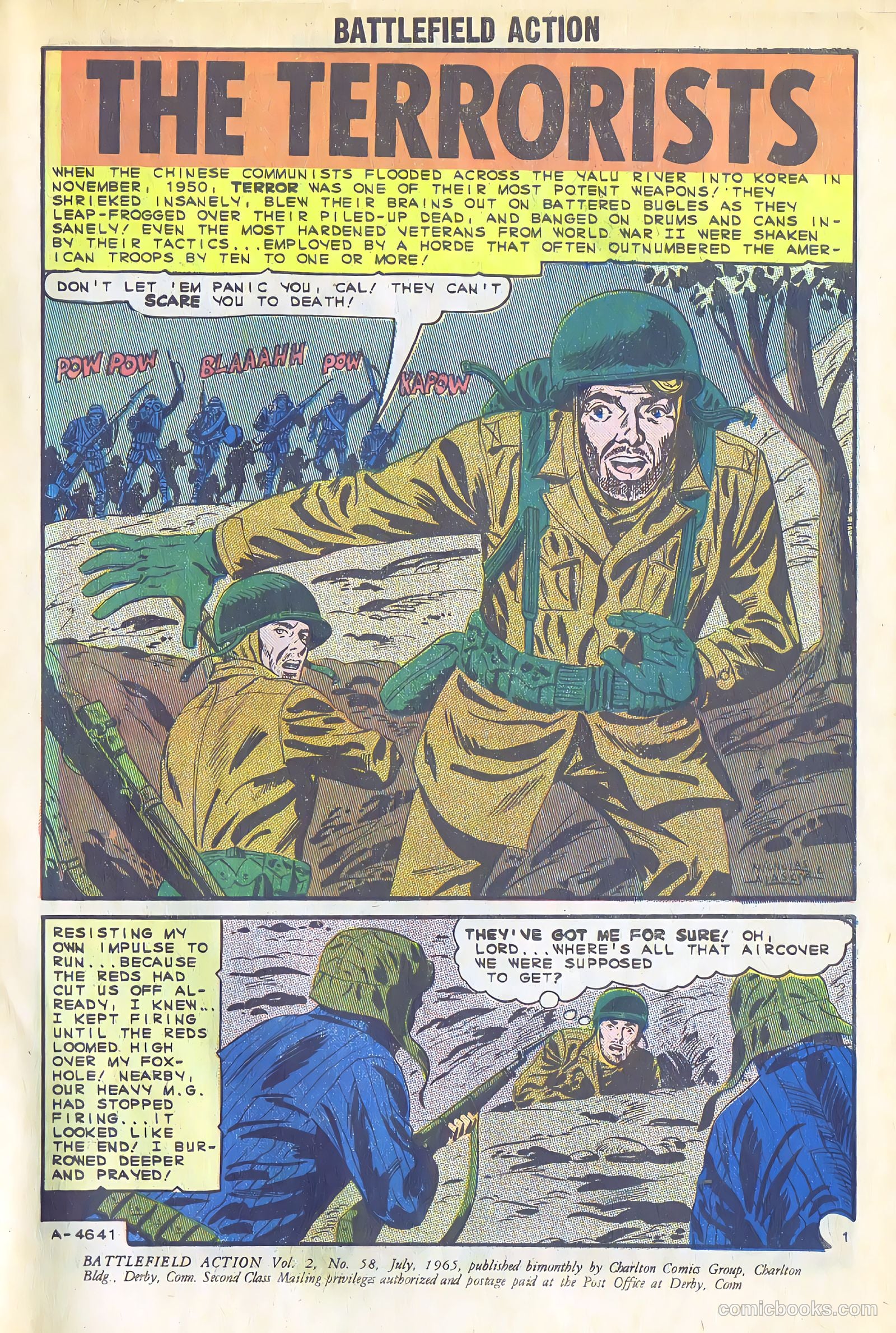 Battlefield Action #58 (1965) — page 3 of 36
