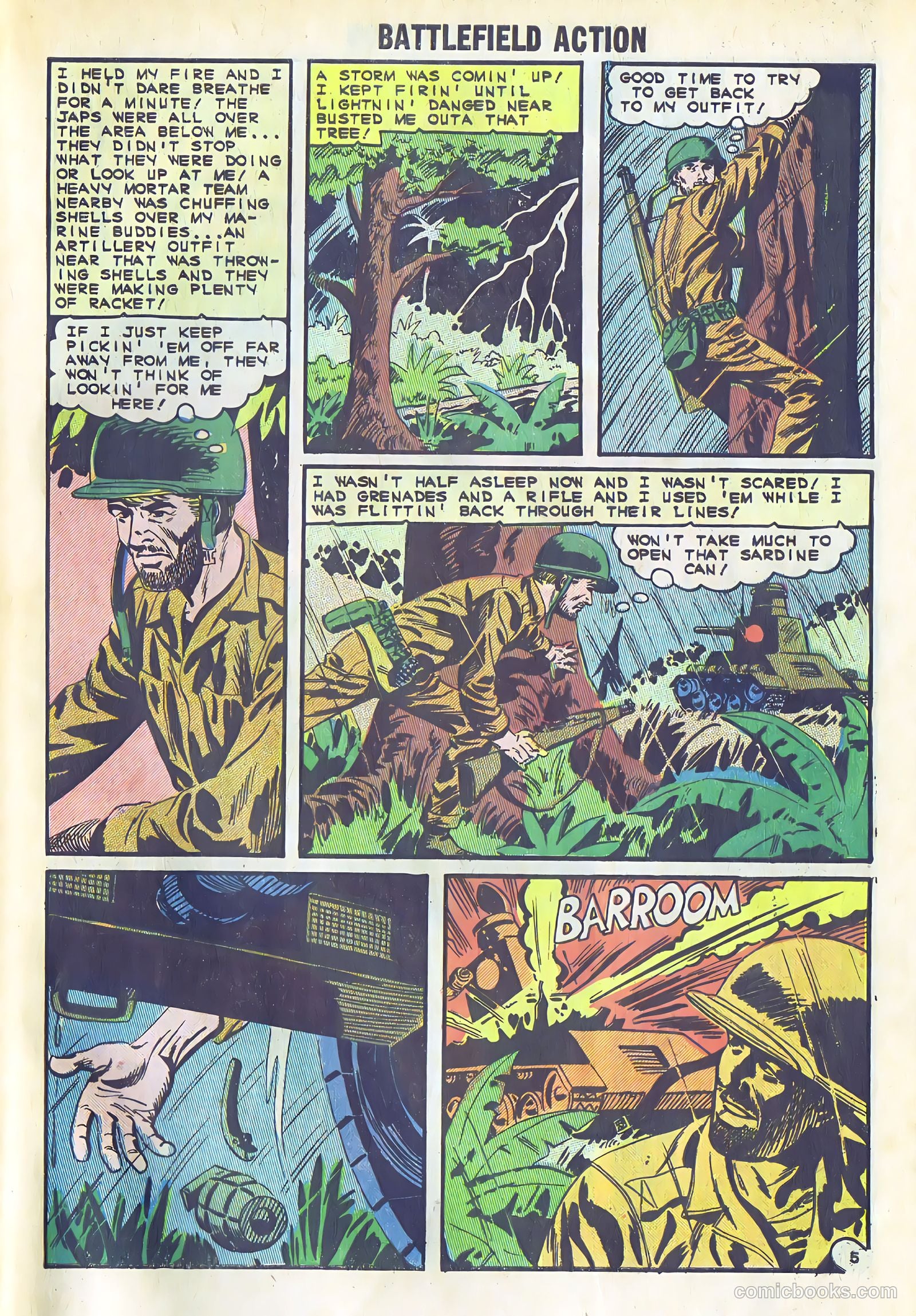 Battlefield Action #58 (1965) — page 31 of 36