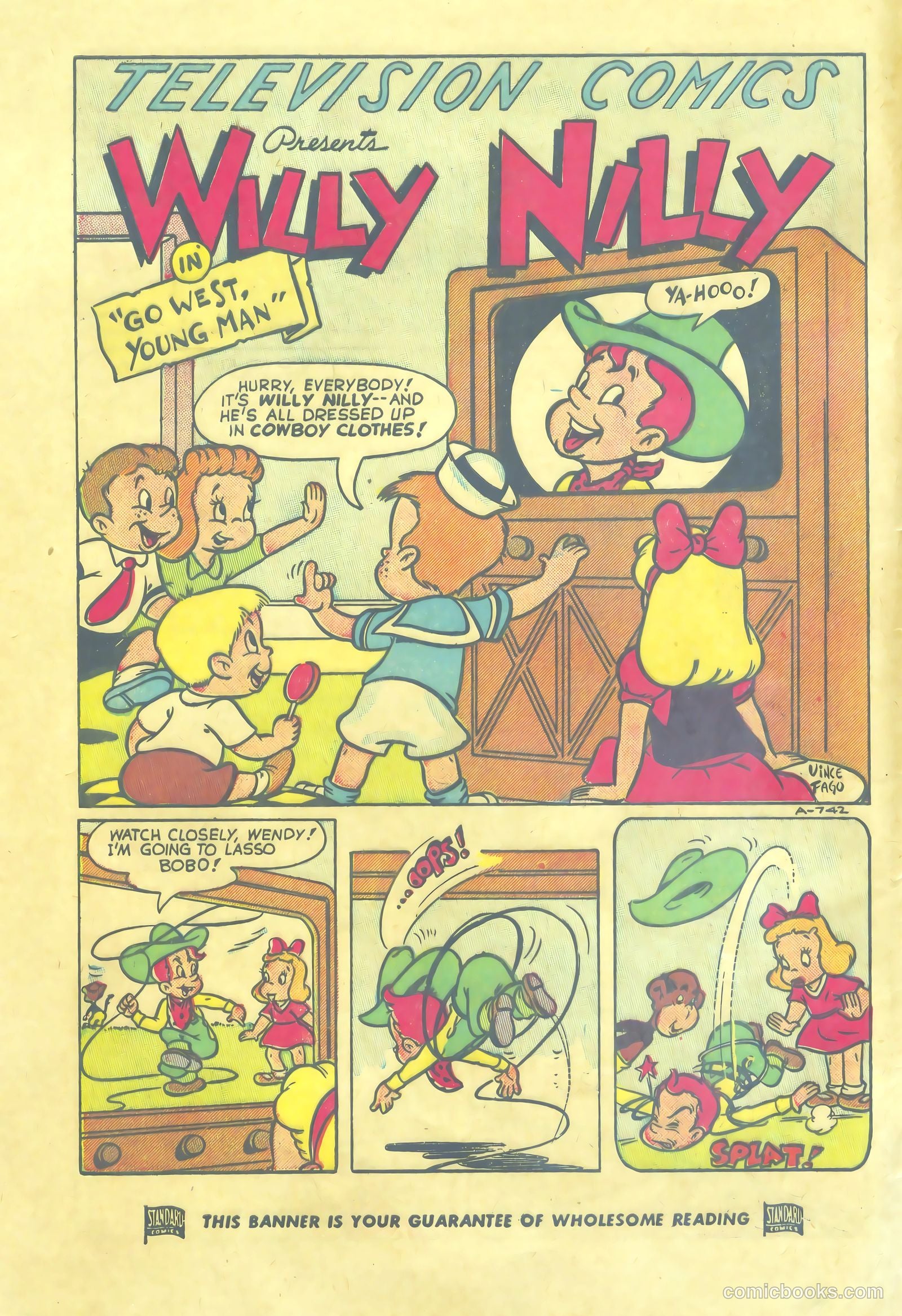 Television Comics #5 (1950) — page 4 of 36