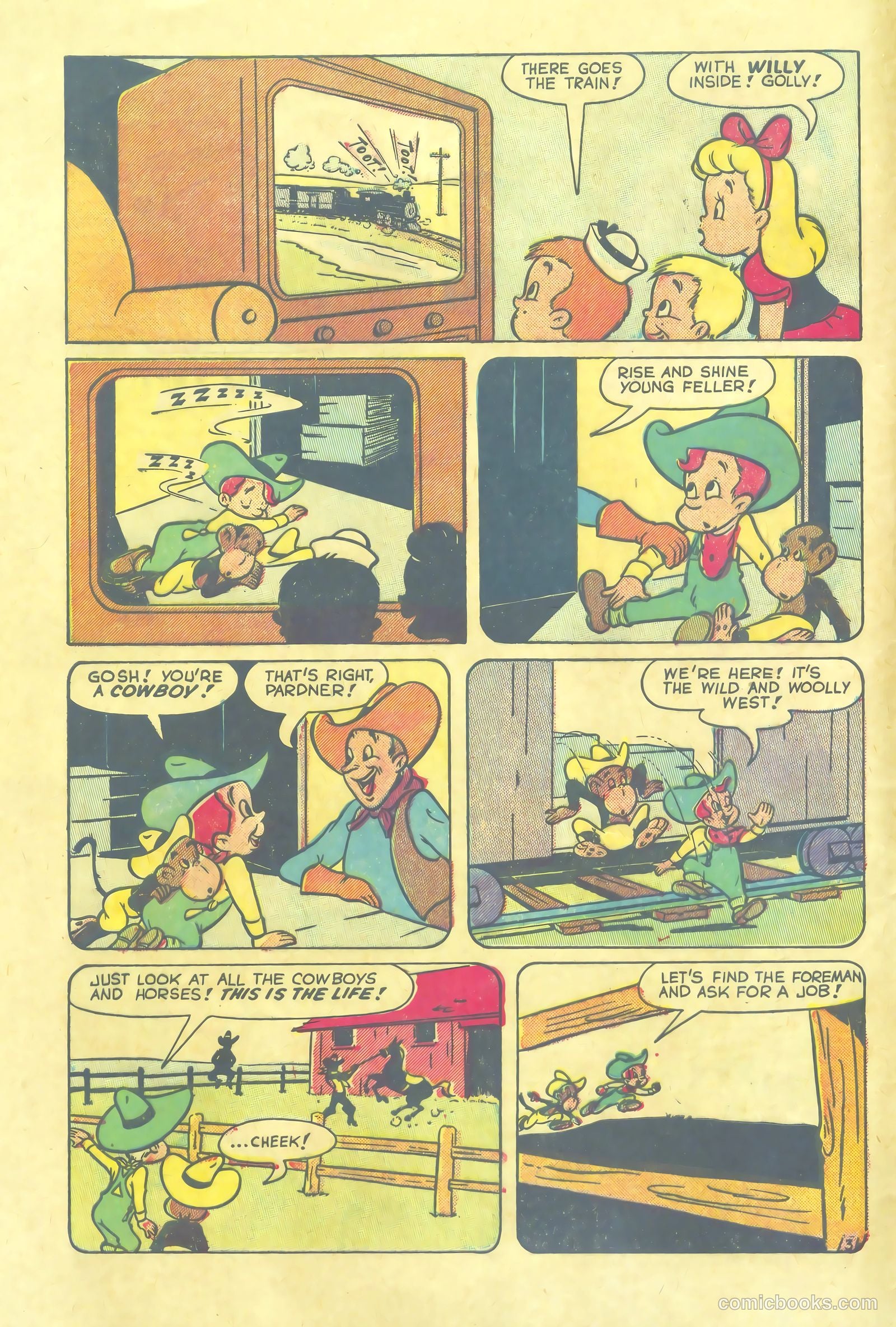 Television Comics #5 (1950) — page 6 of 36
