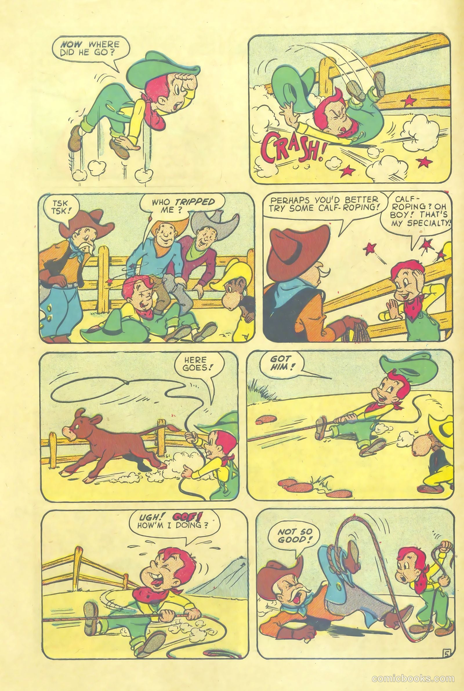Television Comics #5 (1950) — page 8 of 36