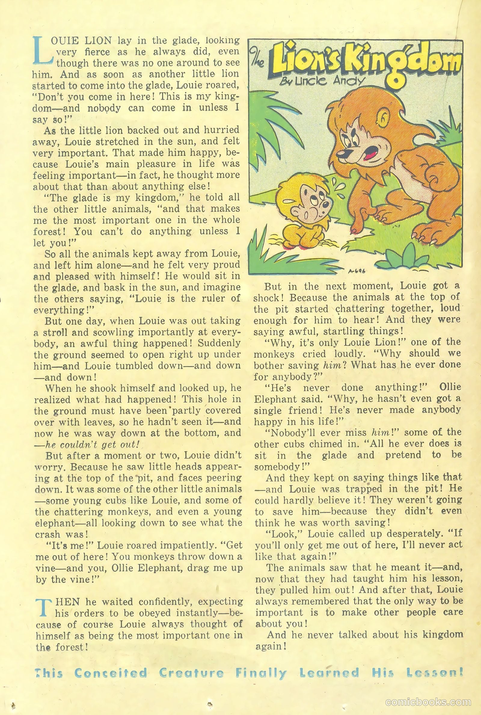 Television Comics #5 (1950) — page 16 of 36