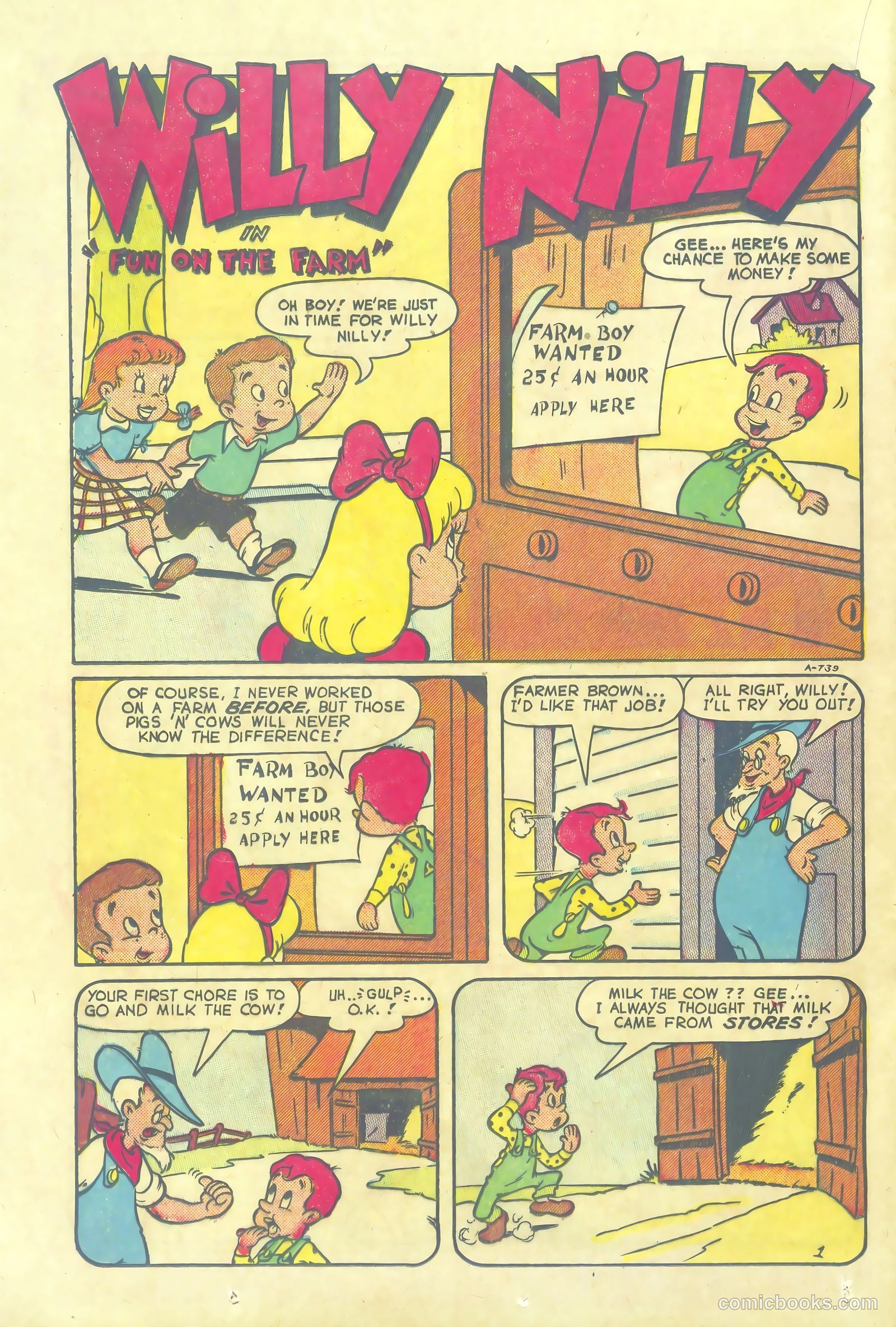 Television Comics #5 (1950) — page 22 of 36