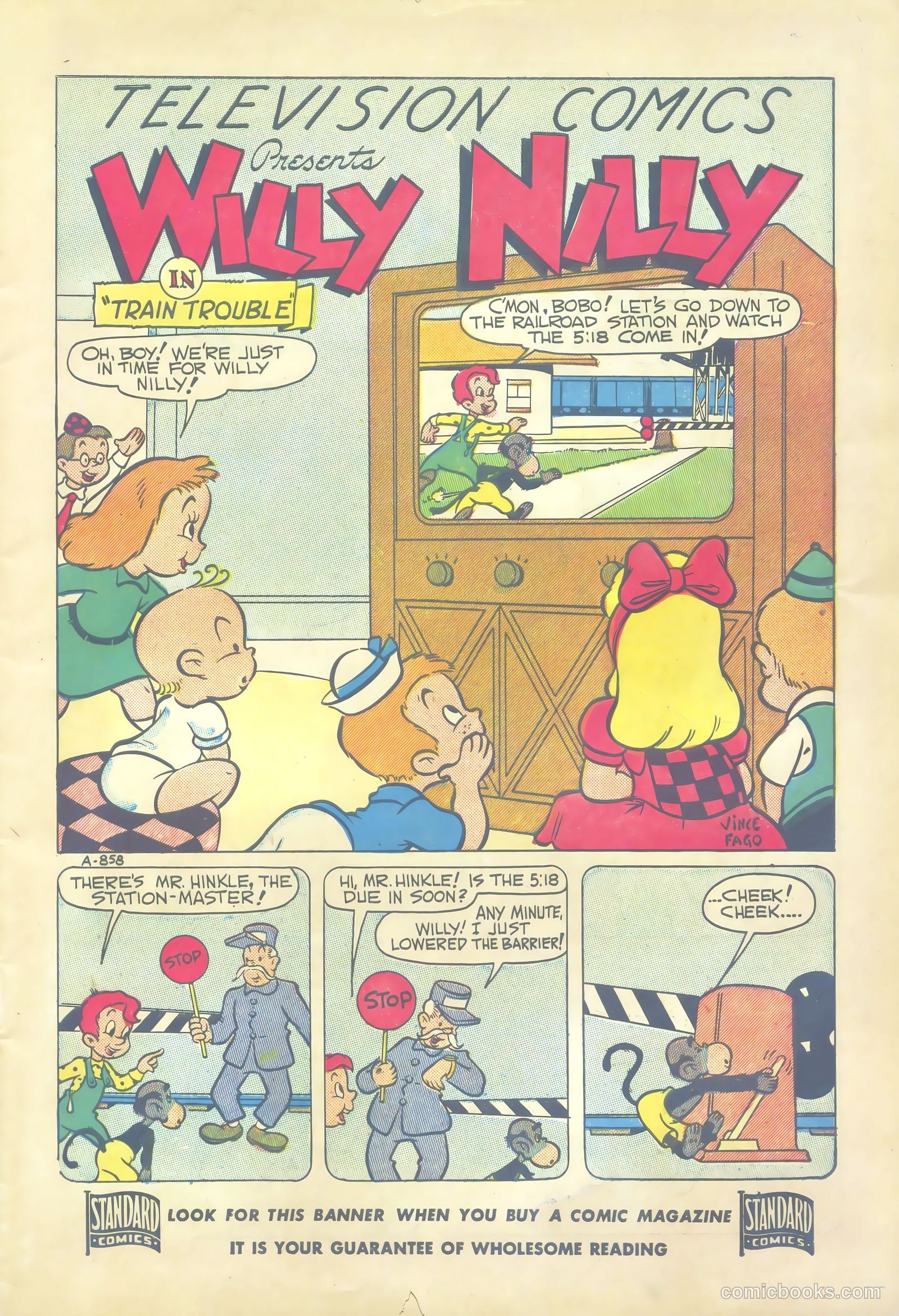 Television Comics #6 (1950) — page 3 of 36