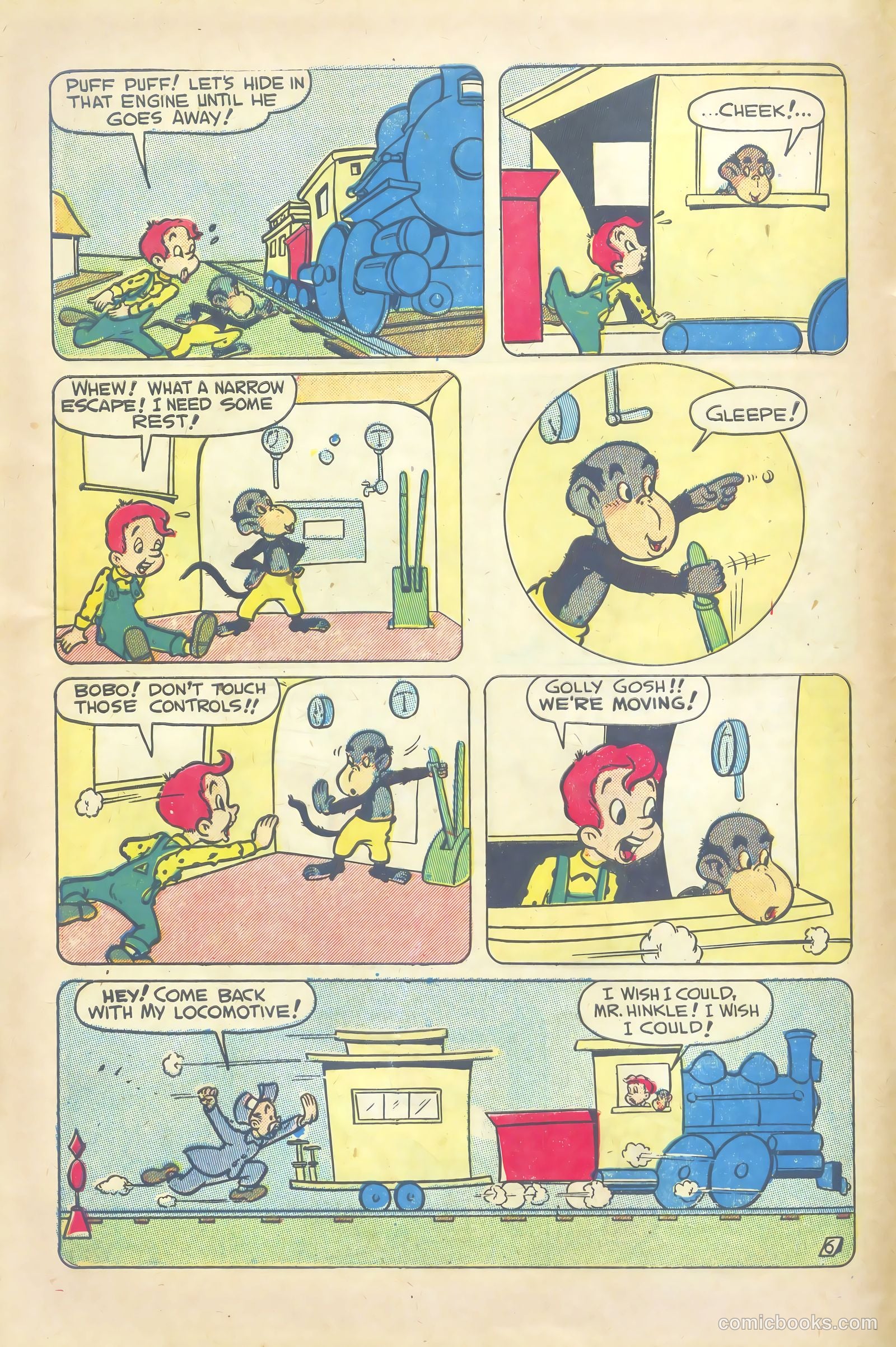 Television Comics #6 (1950) — page 8 of 36