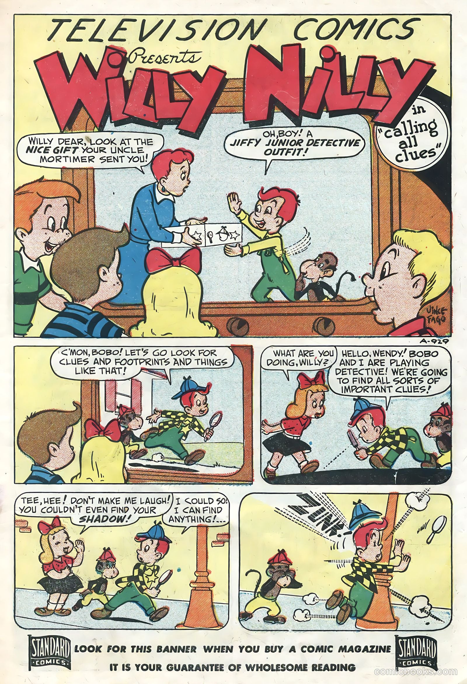 Television Comics #7 (1950) — page 3 of 36
