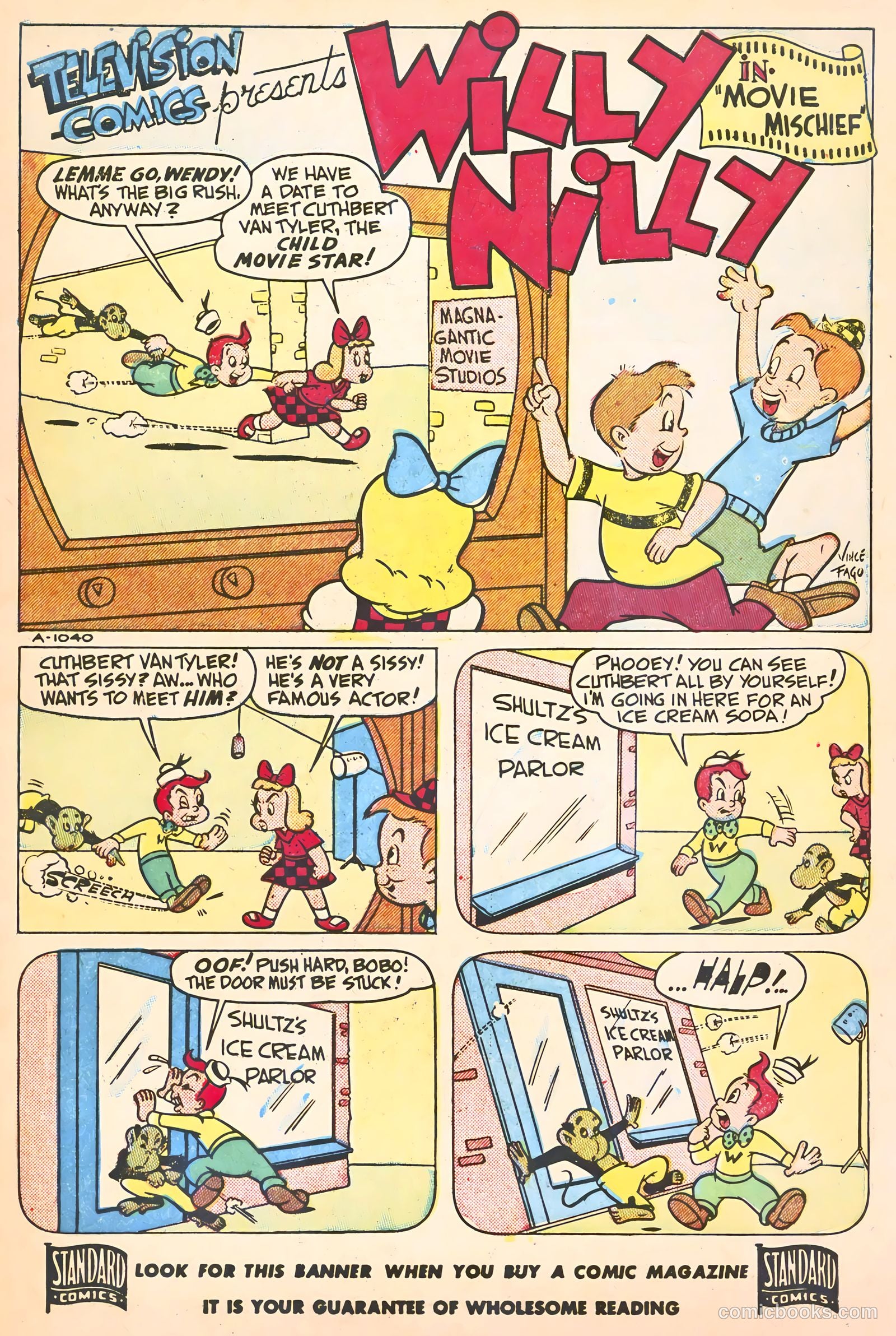Television Comics #8 (1950) — page 3 of 36