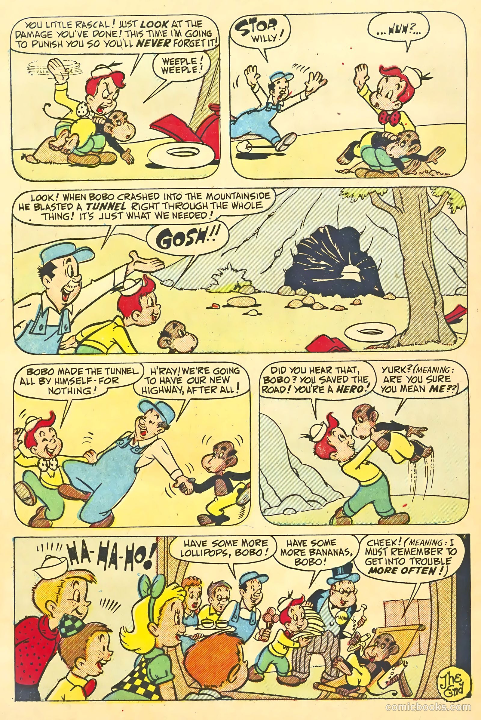 Television Comics #8 (1950) — page 34 of 36